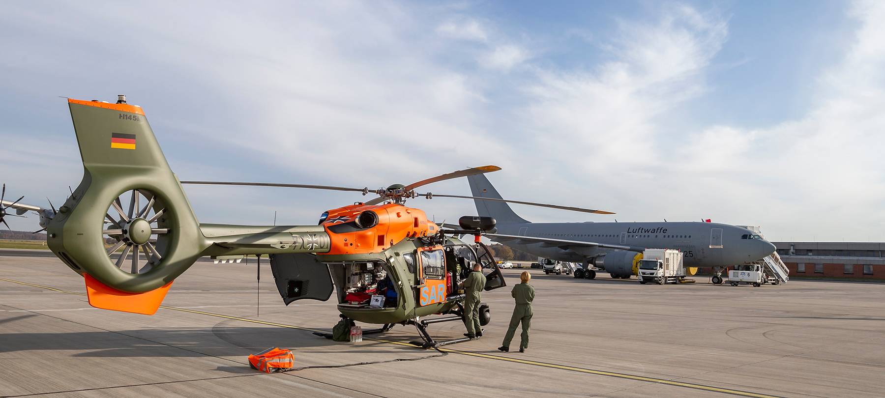 Bundeswehr präsentiert notfallmedizinische Flugzeuge