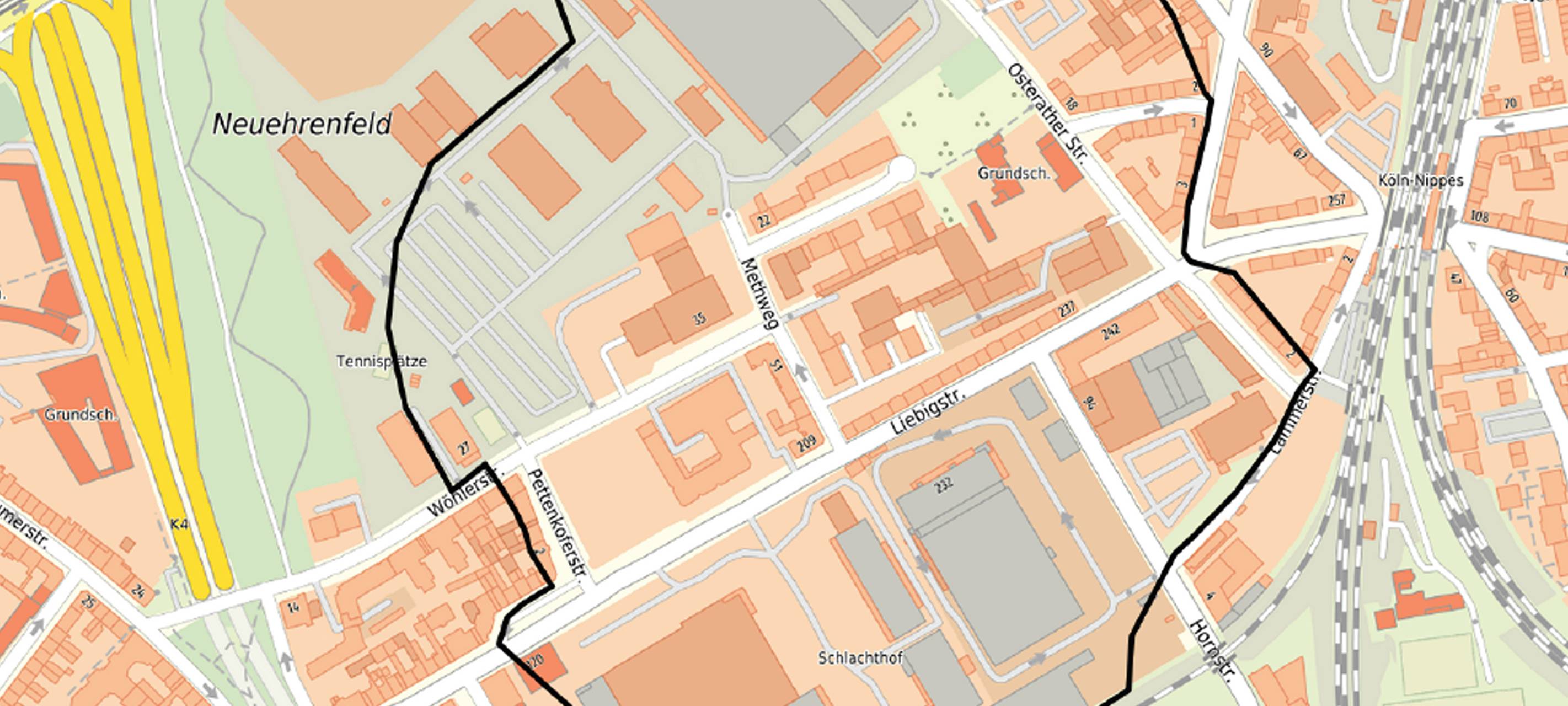 Evakuierungsradius Fliegerbombe Neuehrenfeld