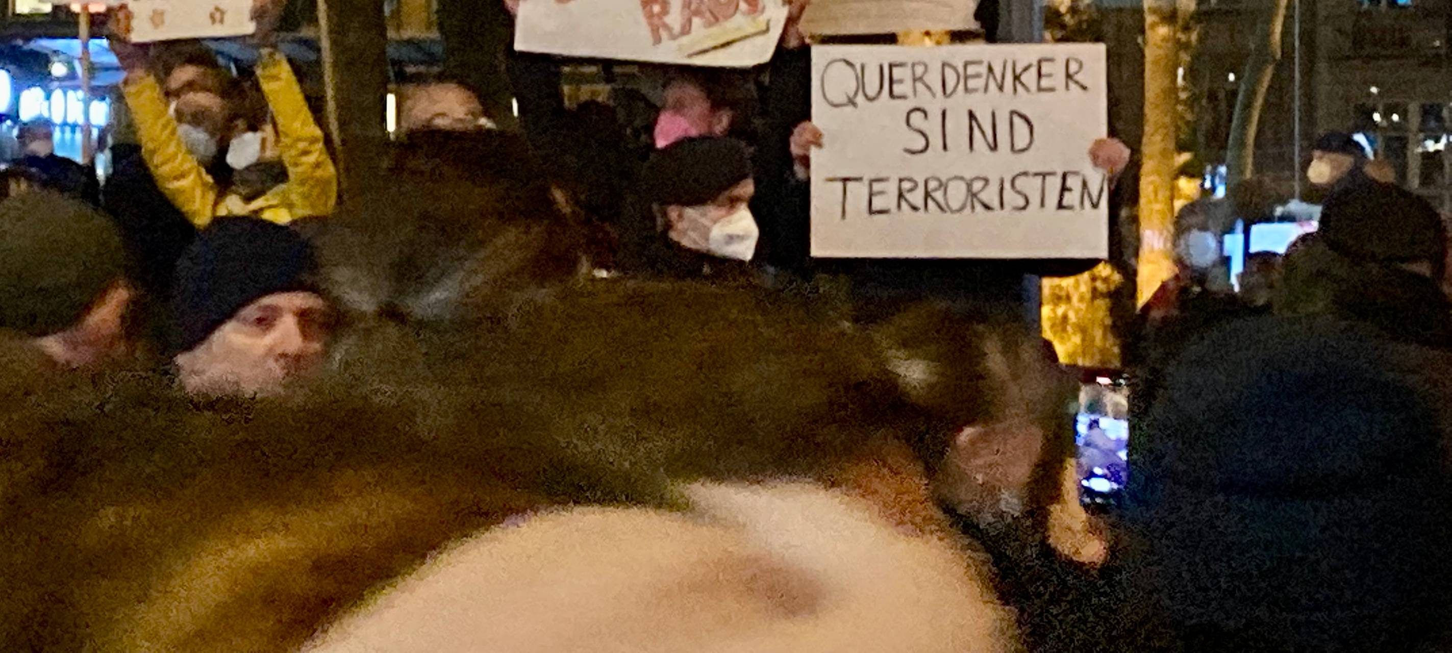 Erneute Corona-Demonstrationen in der Innenstadt