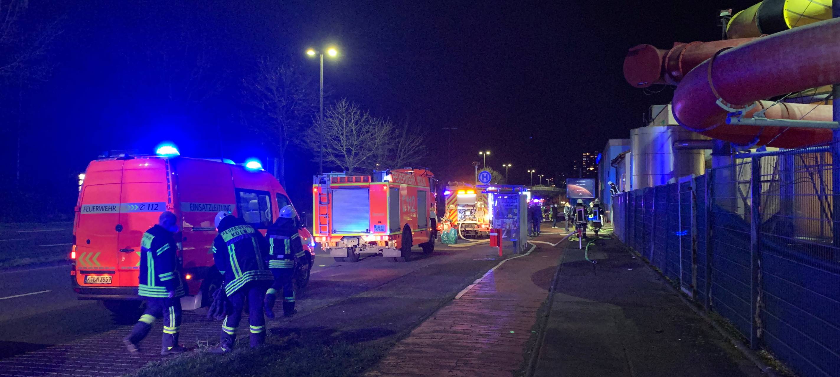 Brand im Chorweiler Aqualand – keine Verletzten