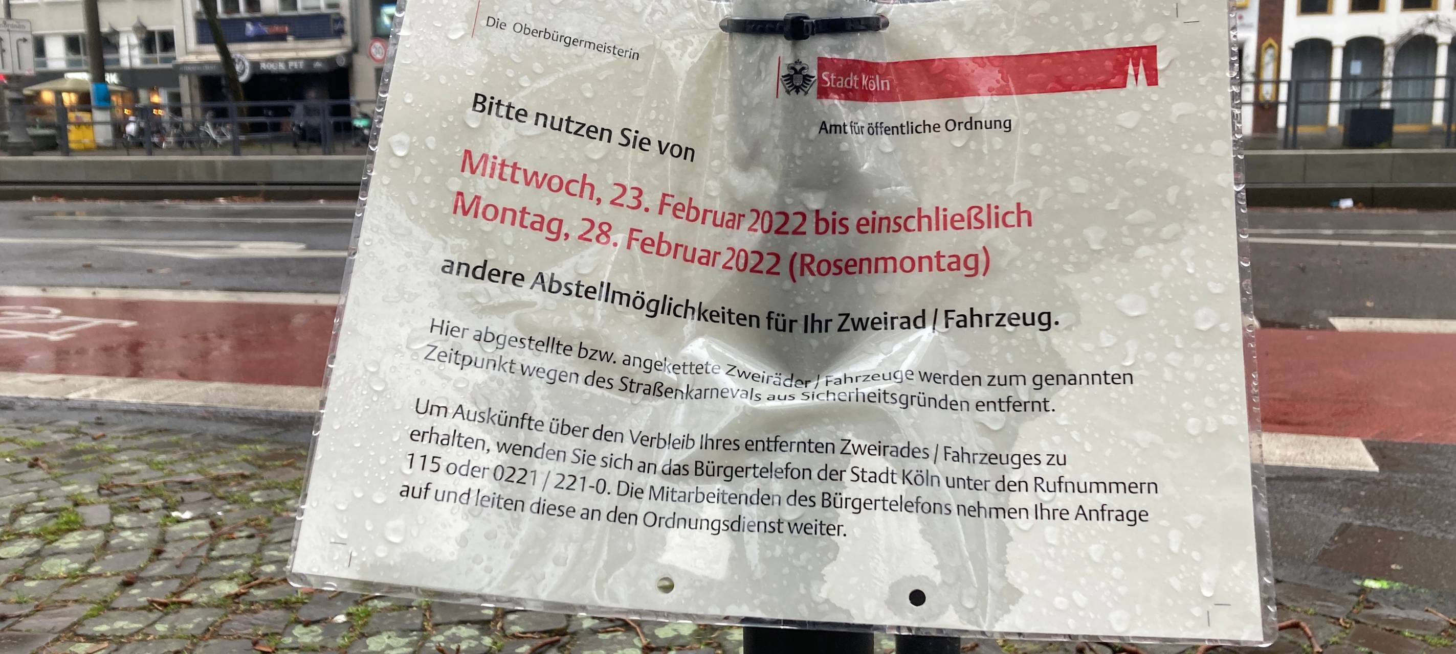 Aufbauarbeiten für Karneval haben begonnen