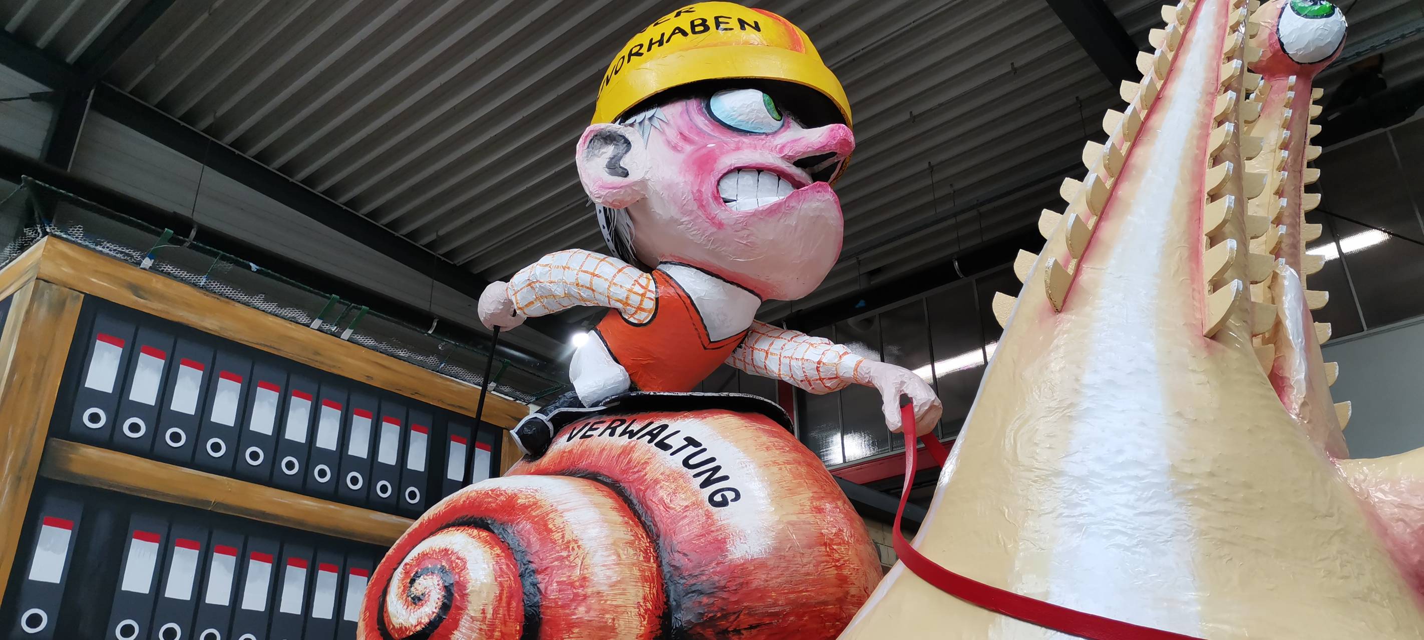 Ausstellung der Mottowagen in der Innenstadt
