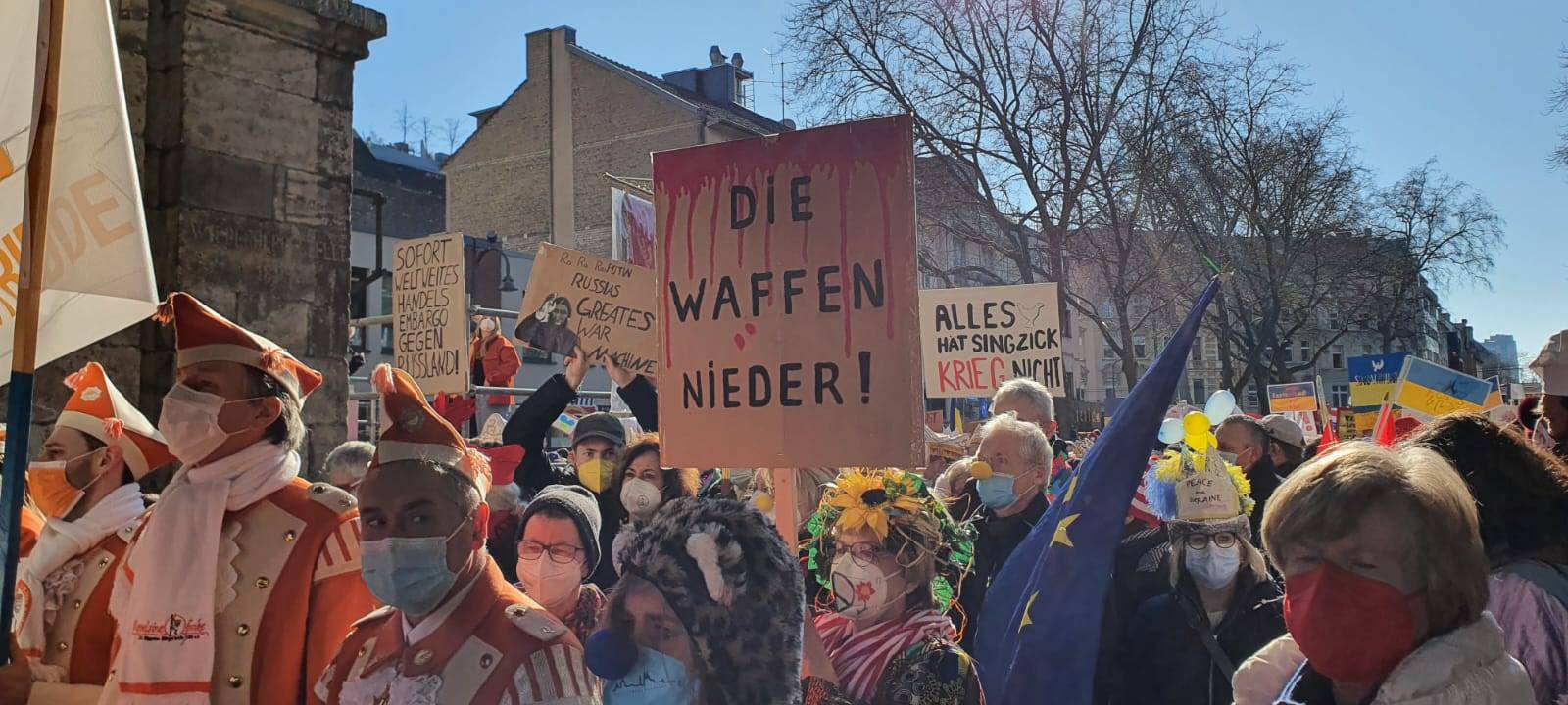 Friedensdemo: "Eine Sternstunde für den Kölner Karneval"