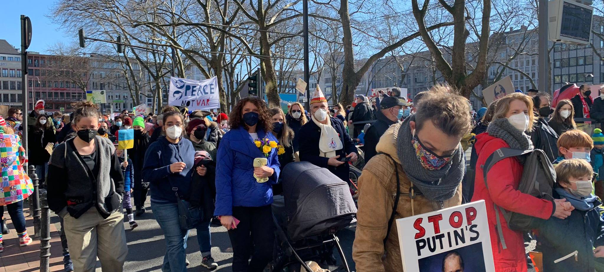 Friedensdemo: "Eine Sternstunde für den Kölner Karneval"