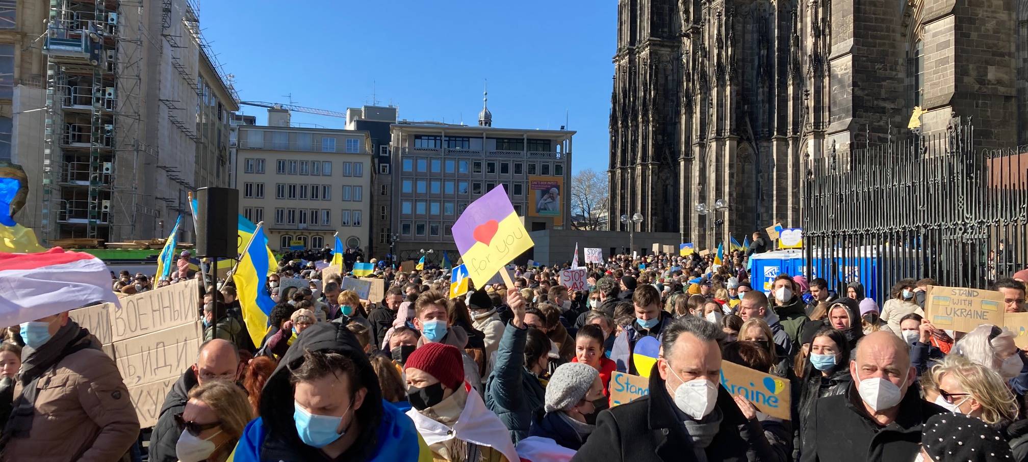 Friedensdemos am Sonntag und Montag