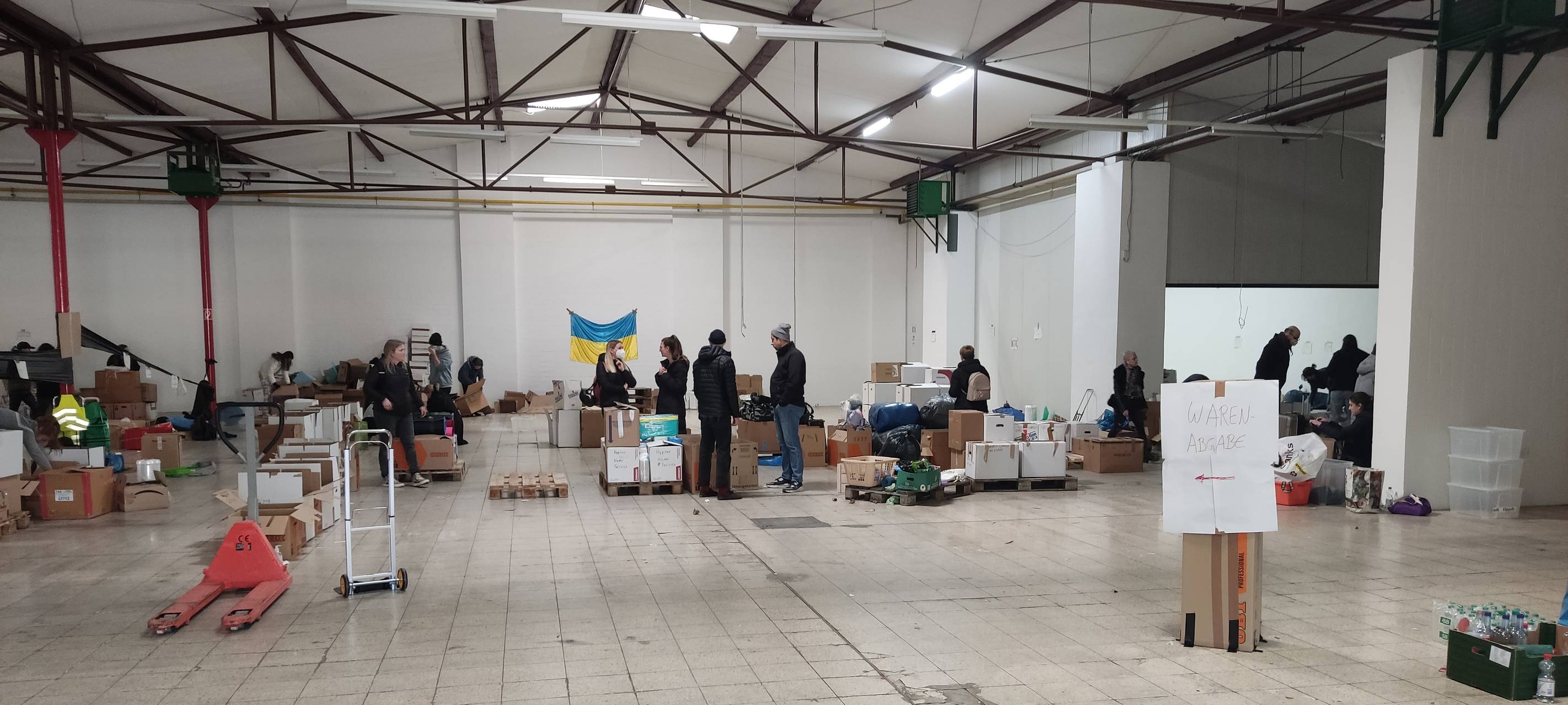 Hohe Spendenbeteiligung für Ukraine in Köln