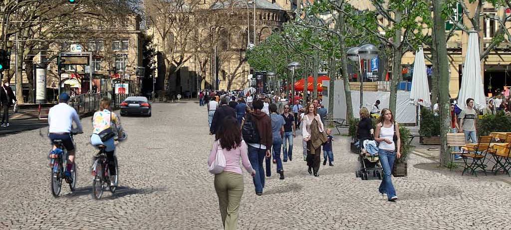 Neues Konzept für verkehrsberuhigten Neumarkt