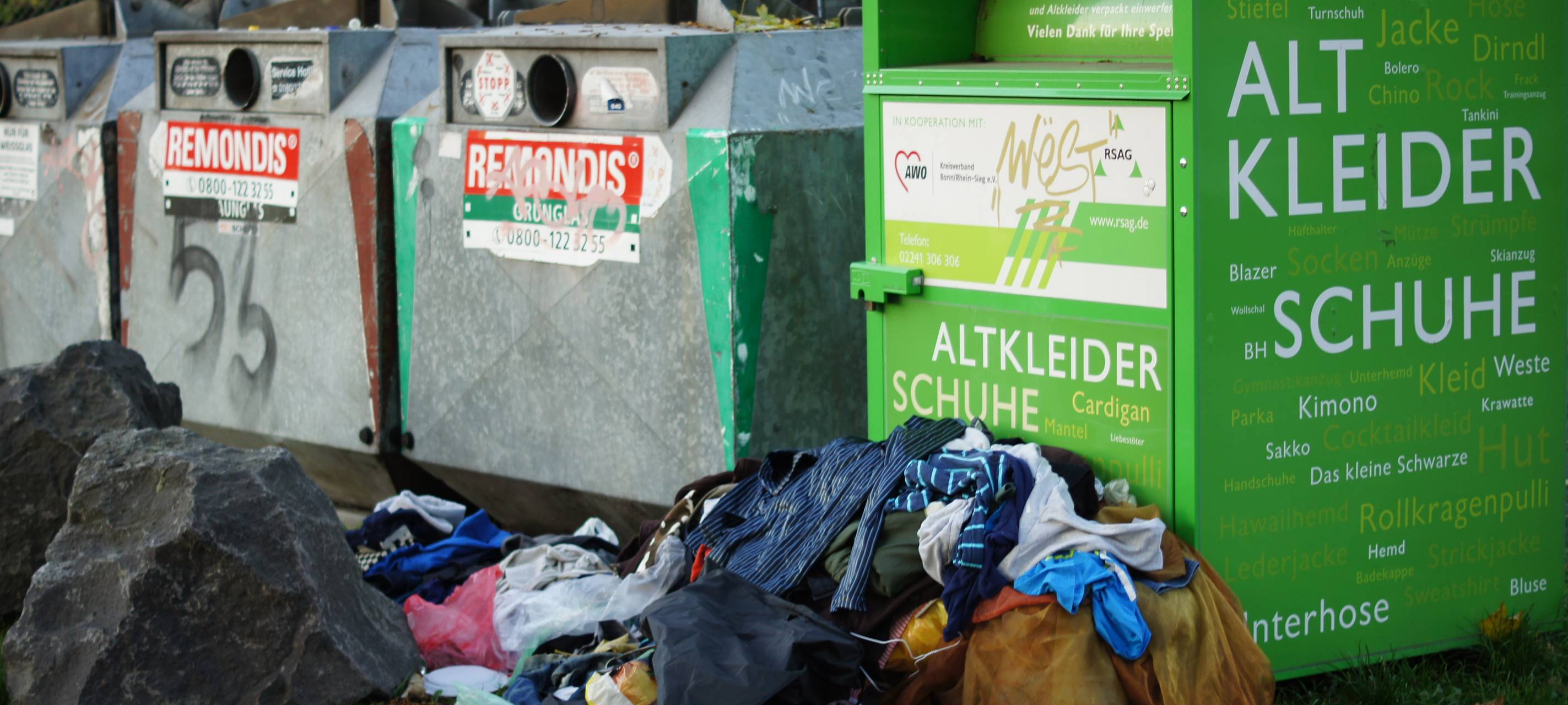 Altkleiderverbot im Hausmüll