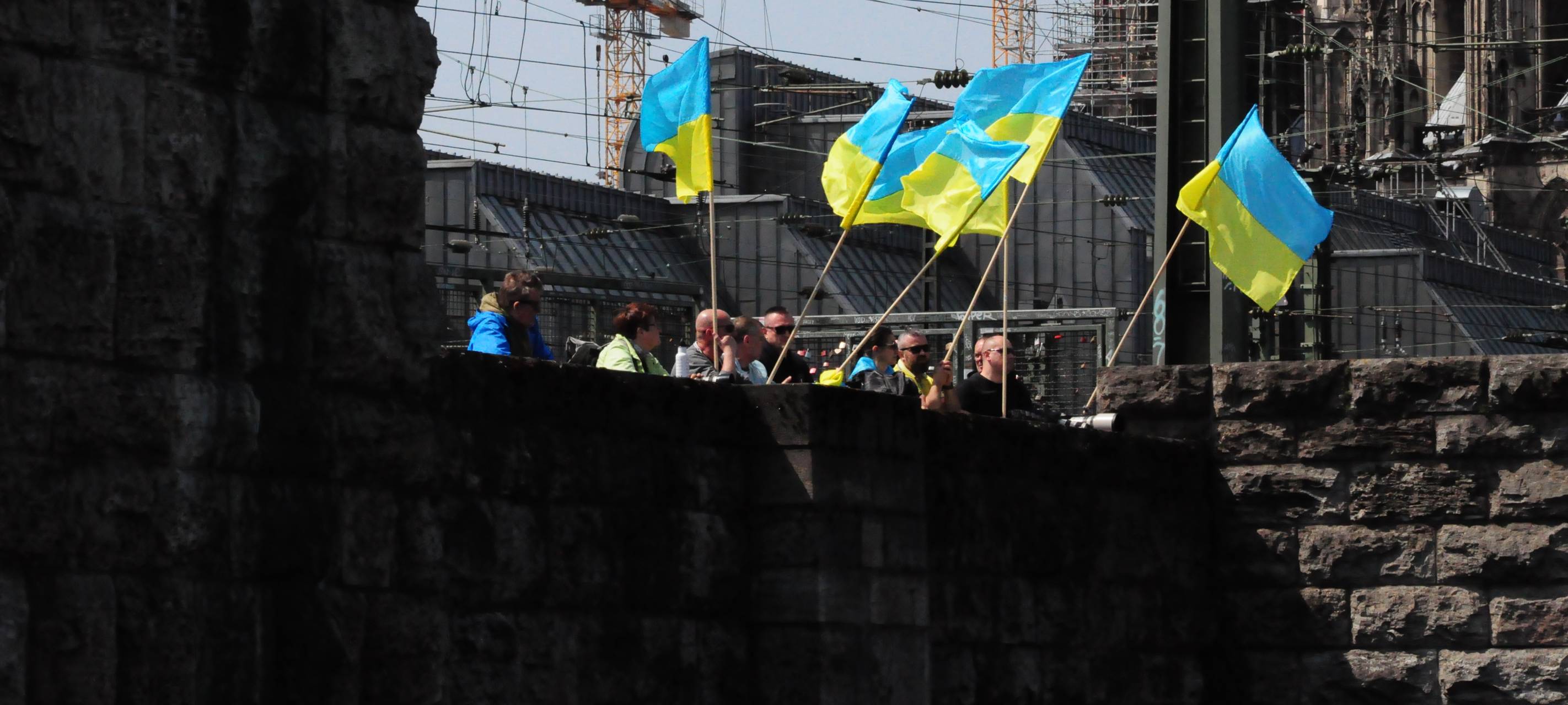 Großdemonstrationen zum Ukraine-Krieg in Köln