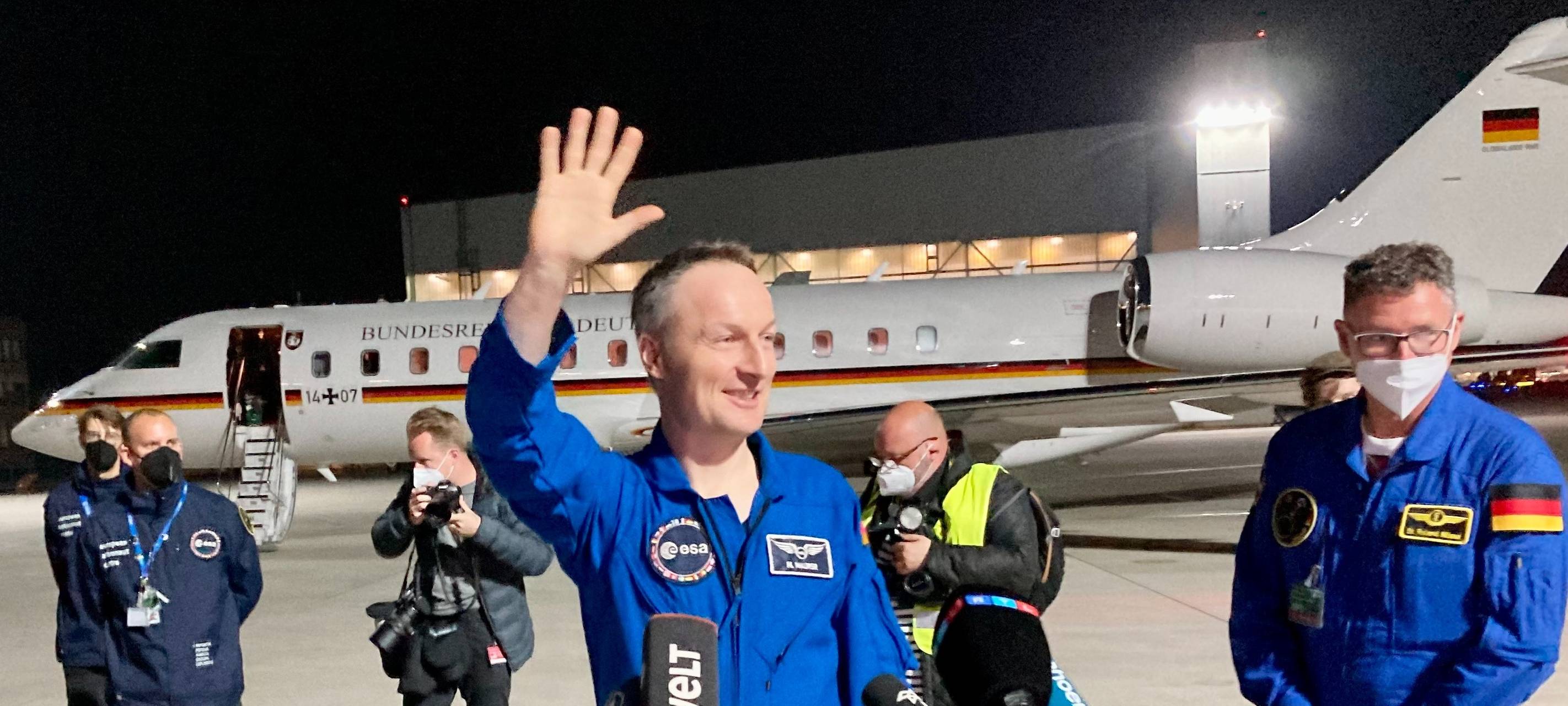 Astronaut Maurer wieder zurück in Köln