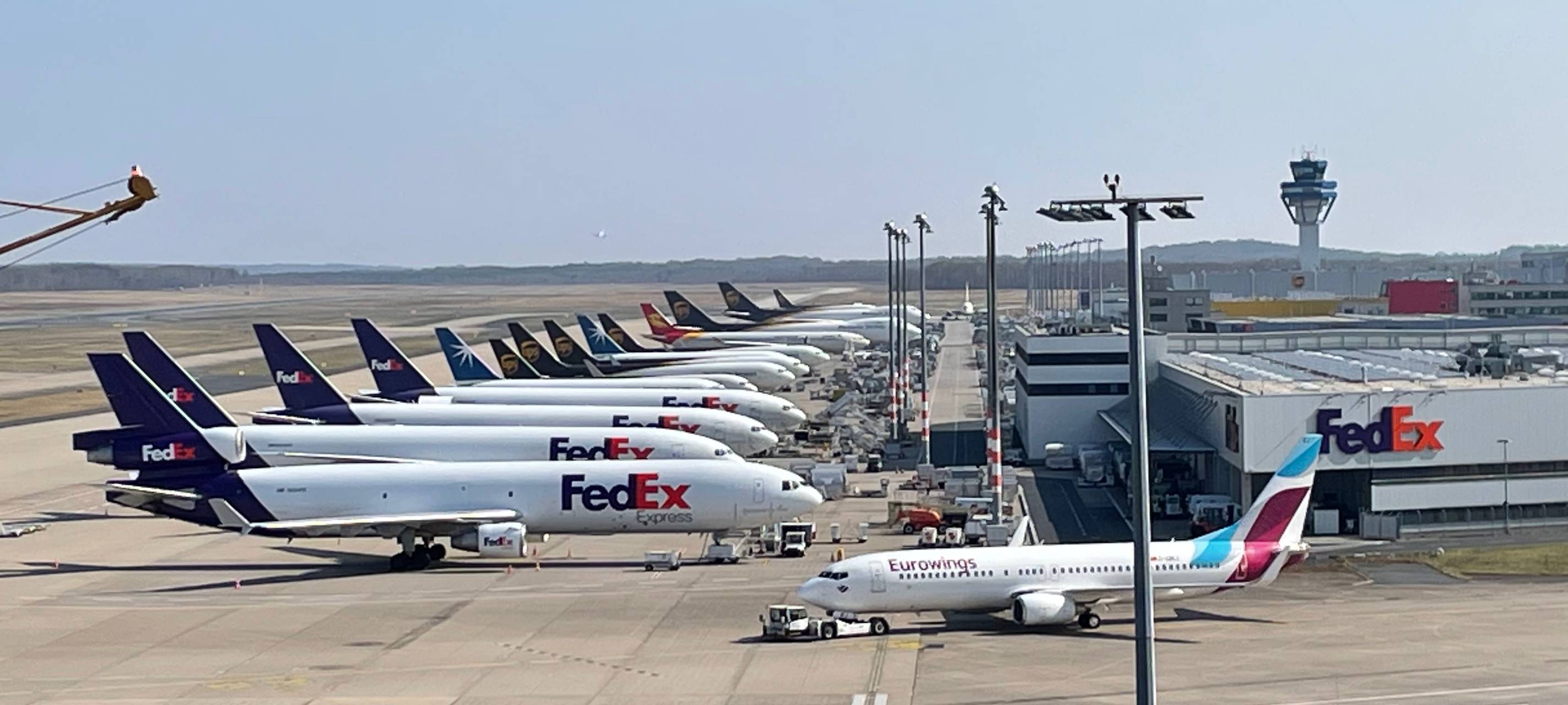 Warnstreik im Frachtbereich von Flughafen Köln/Bonn