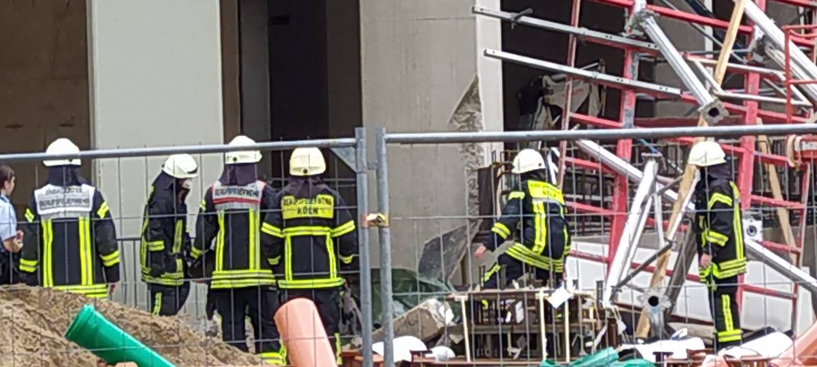 Mann stirbt nach Absturz eines Bauteils