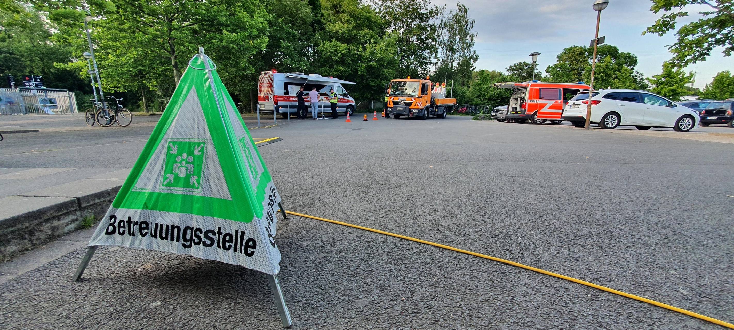 Anlaufstelle Evakuierung - Symbolfoto