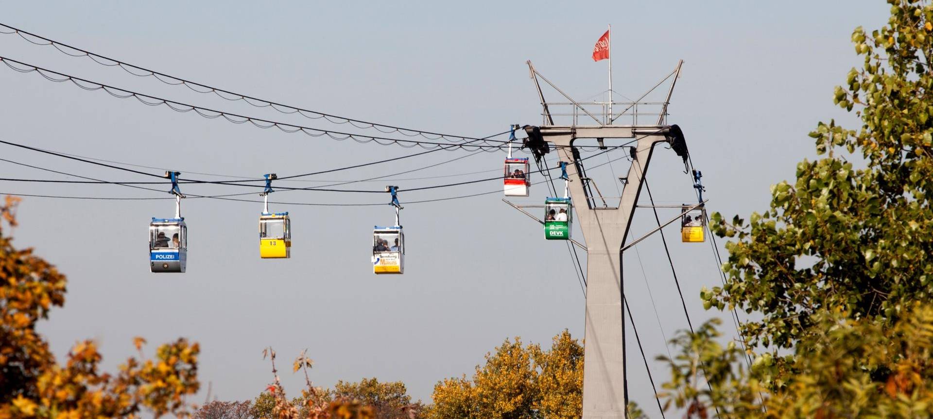 Kölner Seilbahn geht in die Winterpause