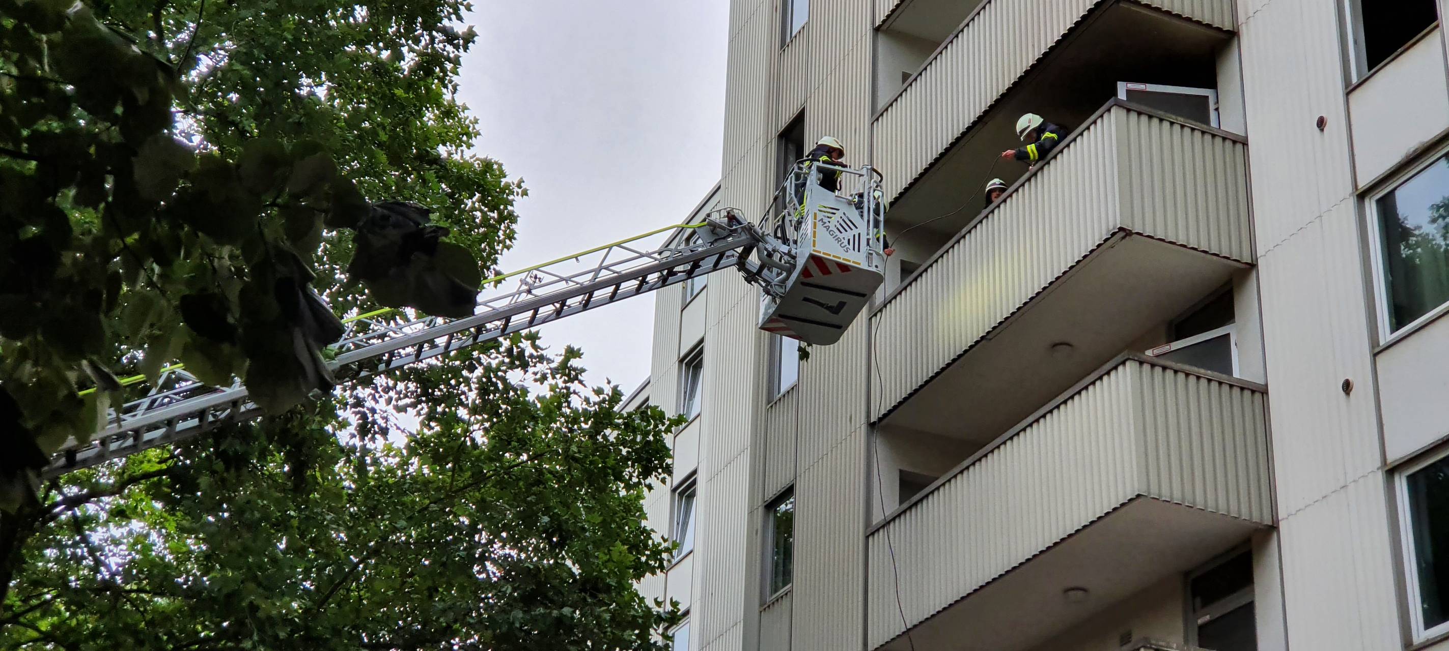 Brand in Porzer Hochhaus gelöscht