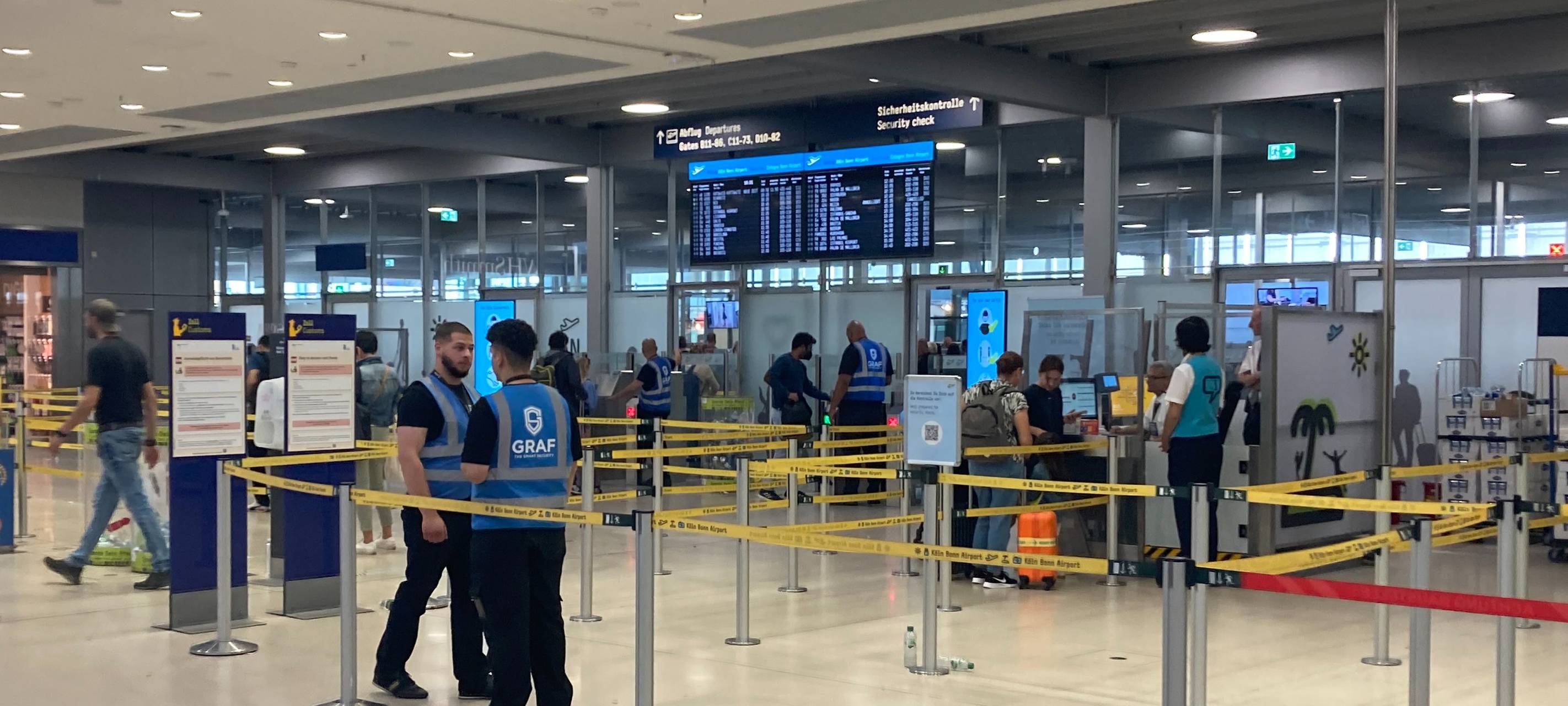 Offenbar kaum Probleme am Kölner Flughafen