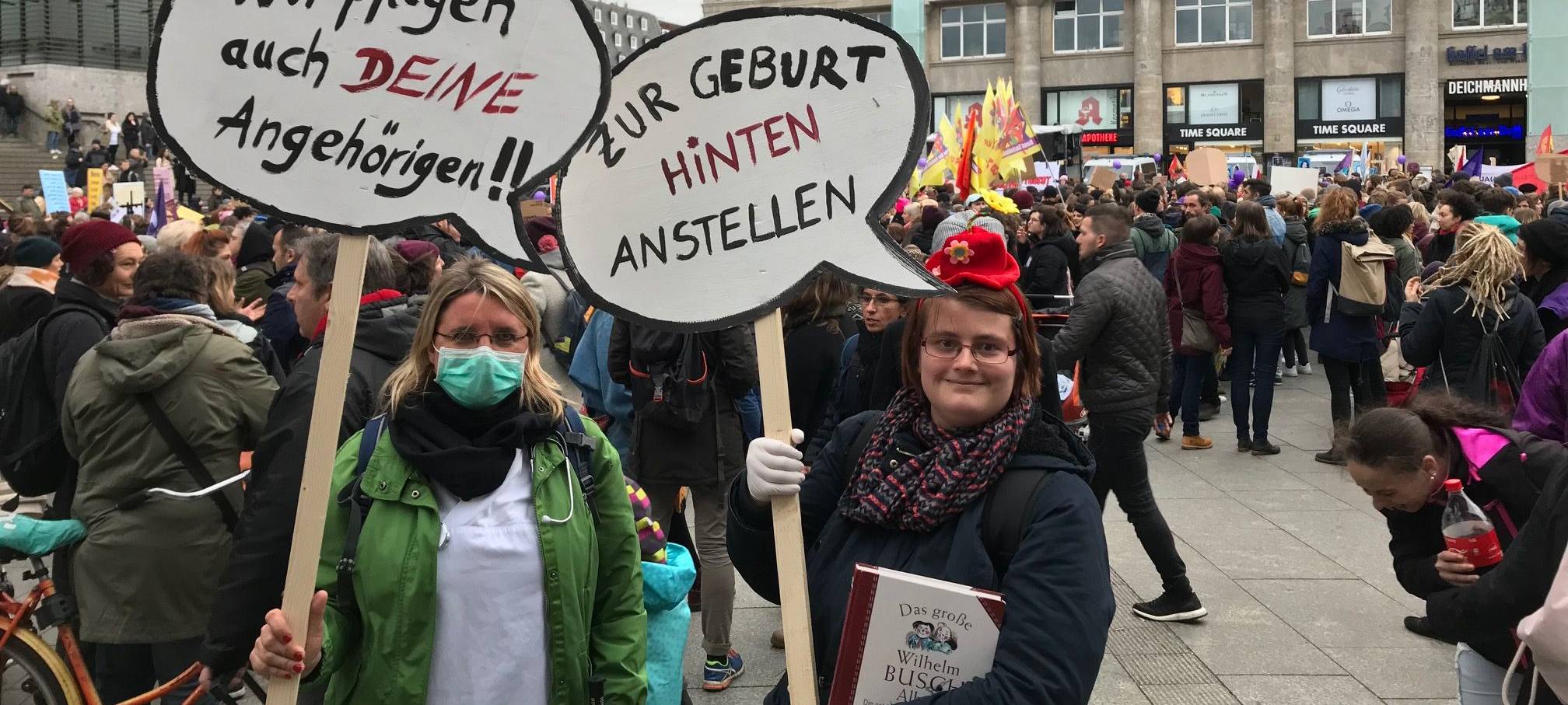 Demo zum Weltfrauentag