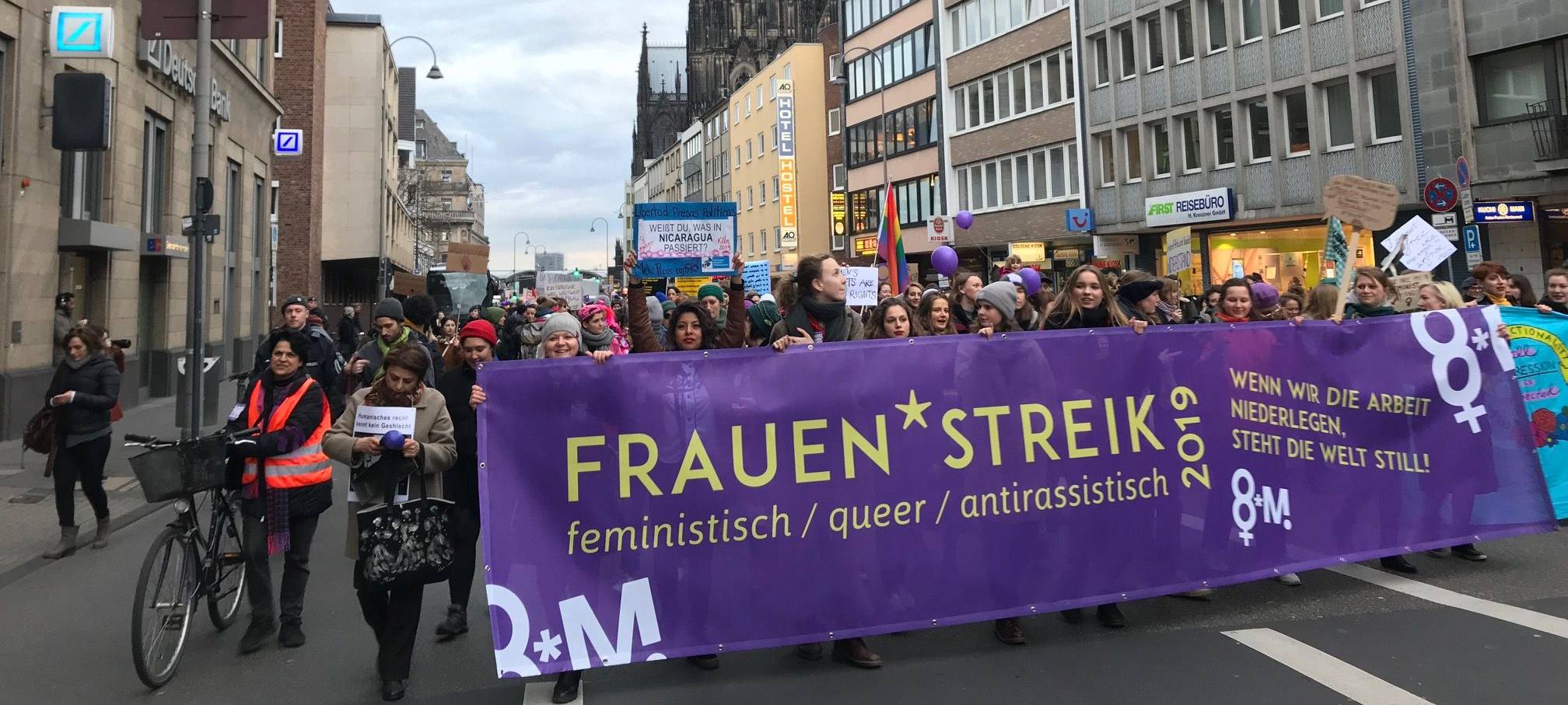 Demo zum Weltfrauentag