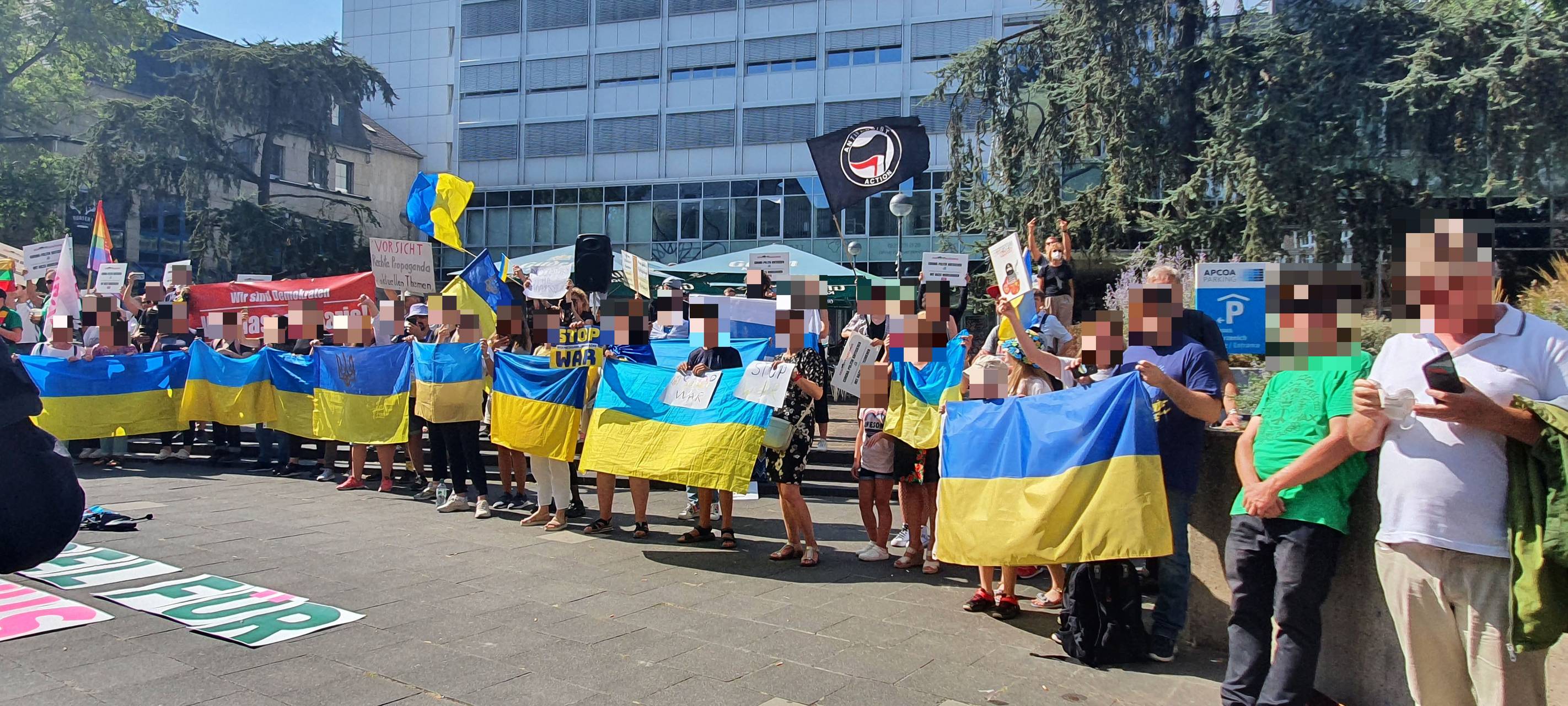 Pro-russische Demo blieb friedlich