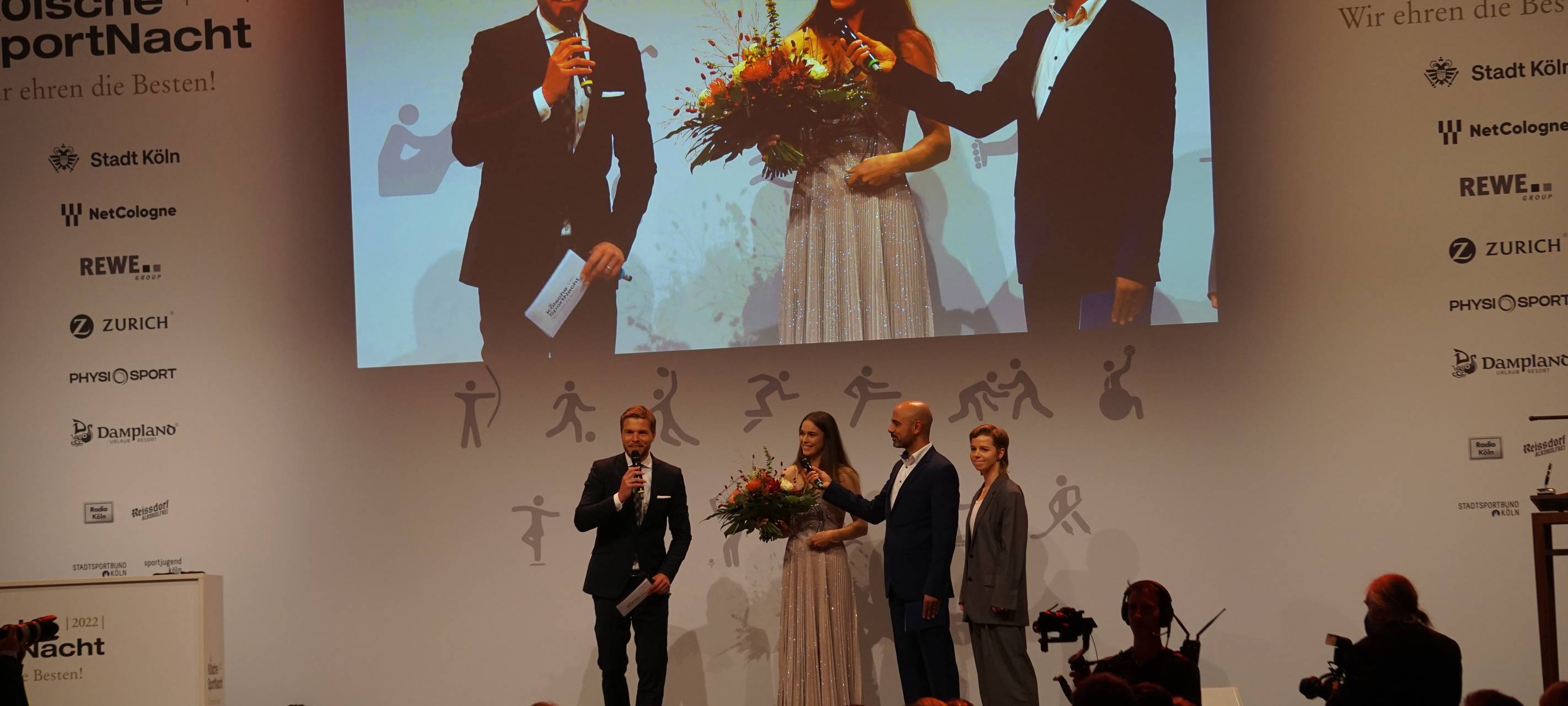 Boxerin Steffi von Berge ist Kölns Nachwuchssportlerin 2021.