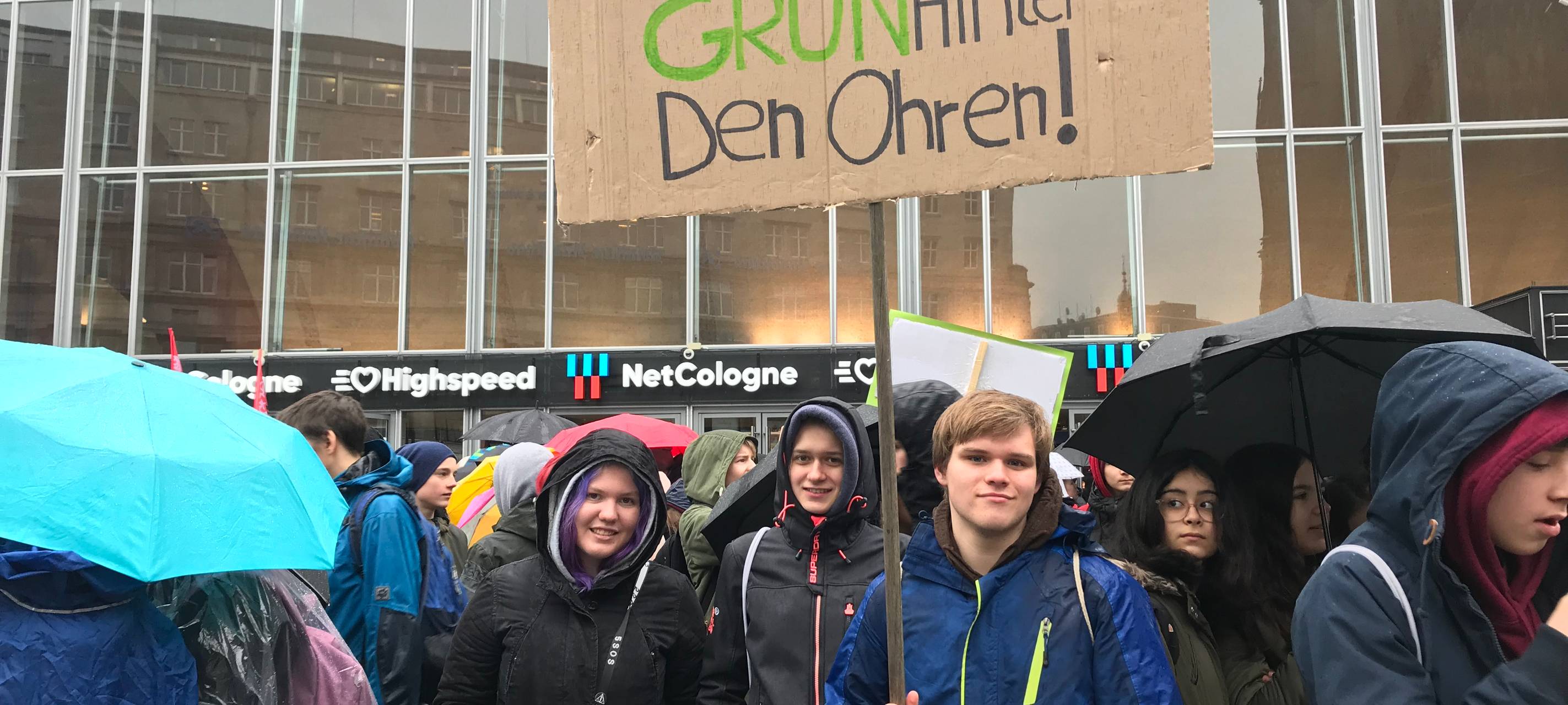 Kölner Schüler demonstrierten für mehr Klimaschutz