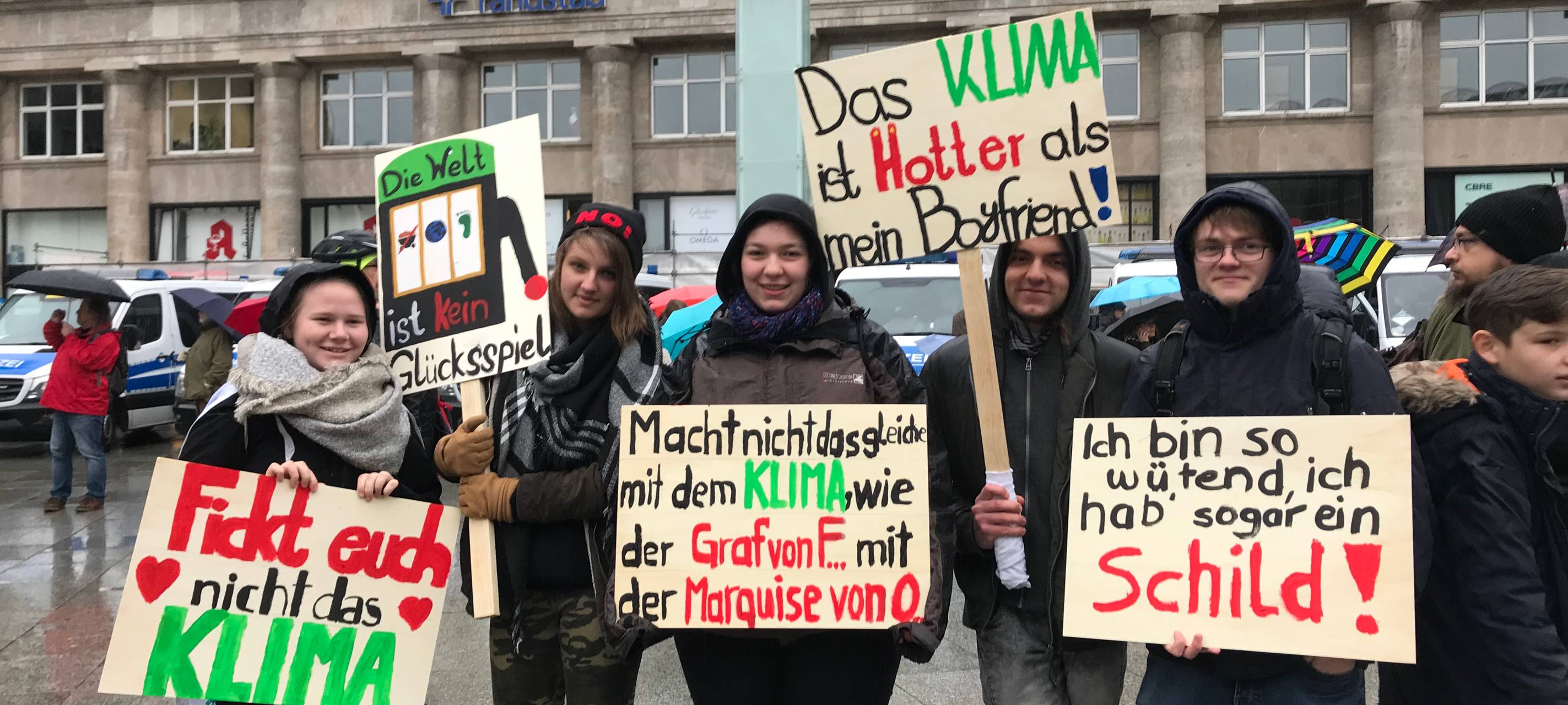 Kölner Schüler demonstrierten für mehr Klimaschutz