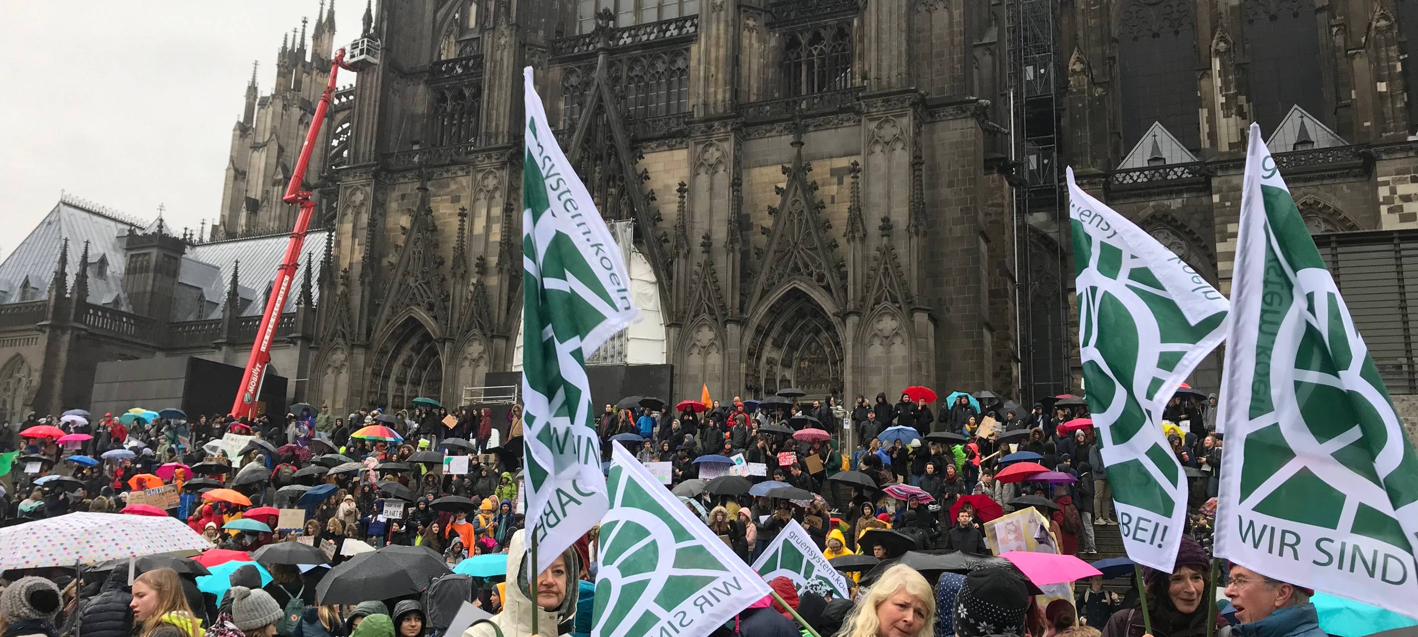 Kölner Schüler demonstrierten für mehr Klimaschutz