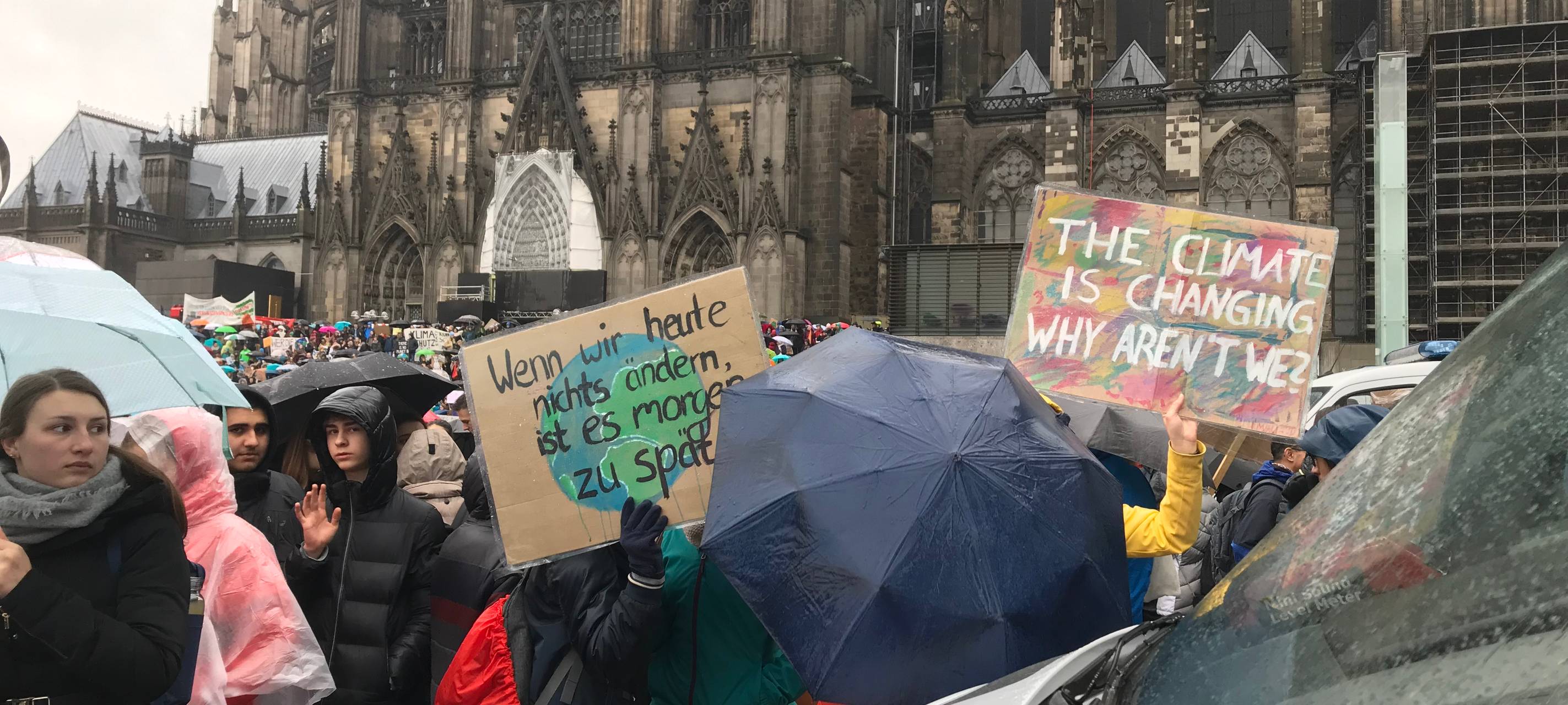 Kölner Schüler demonstrierten für mehr Klimaschutz