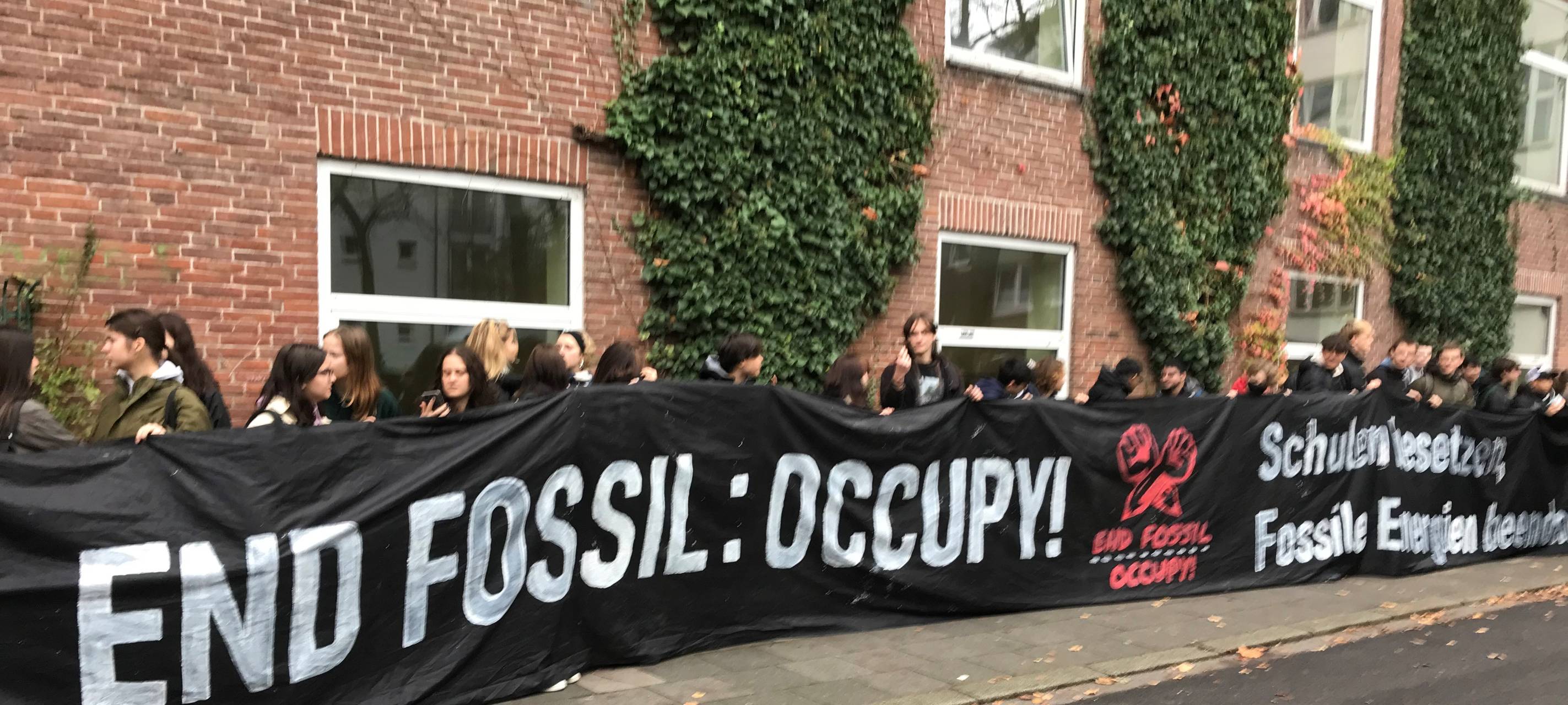 Protest für Klimaschutz an Kölner Schulen