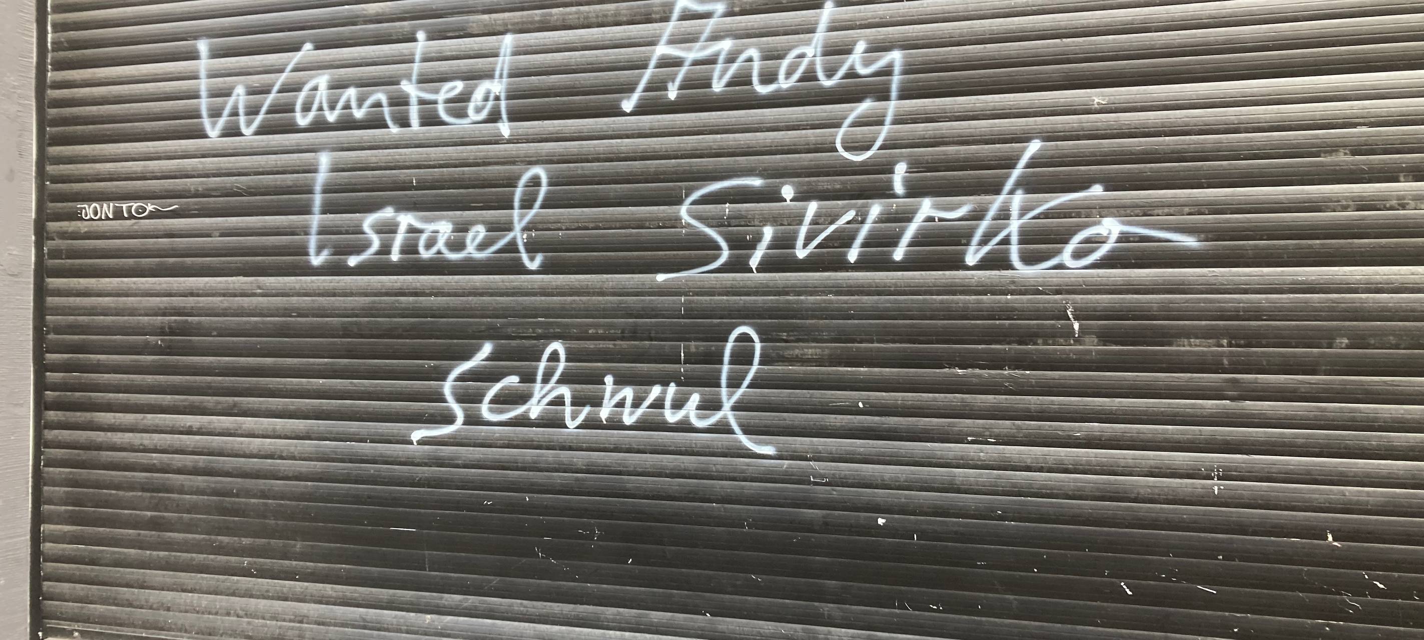 Staatsschutz ermittelt wegen mutmaßlich homophober Graffitis
