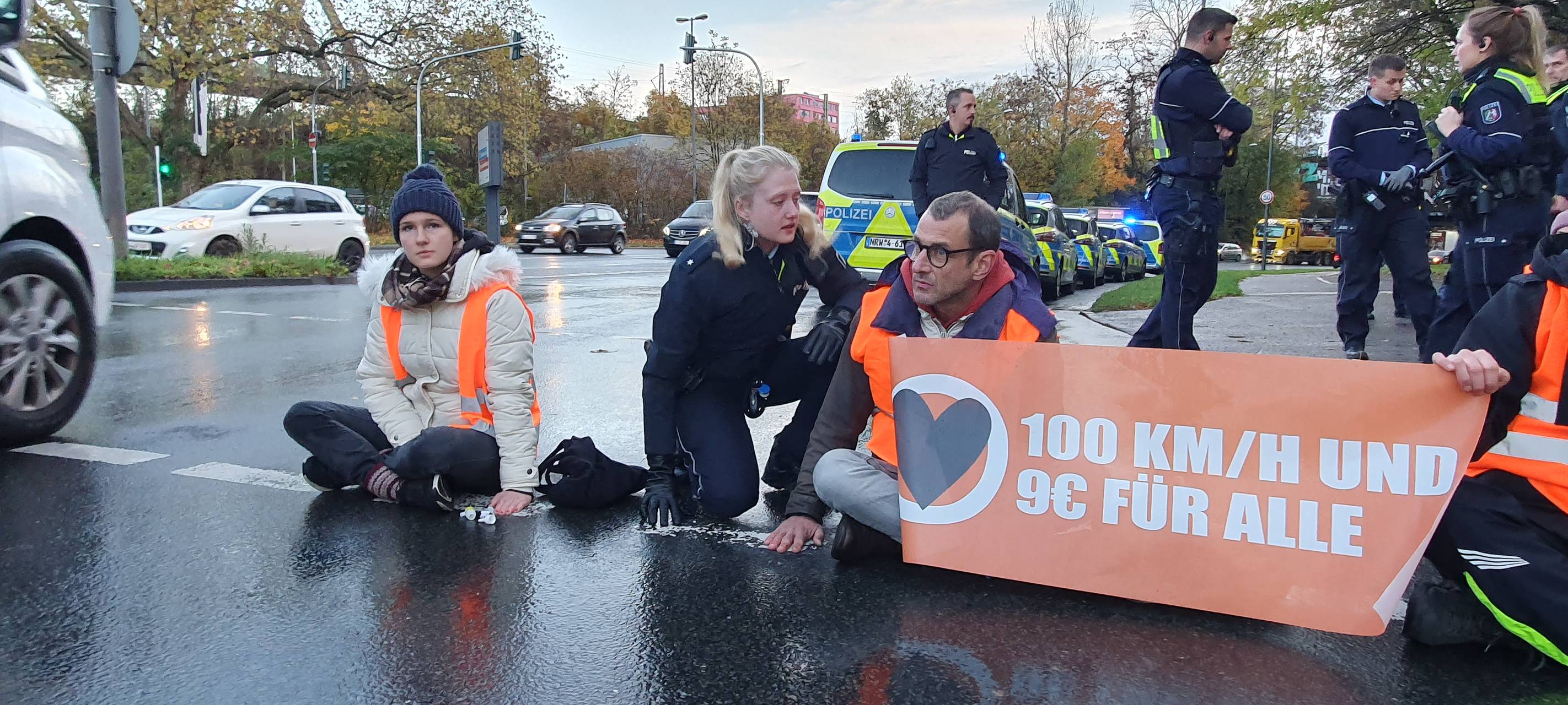 Innere Kanalstraße nach Klimaaktion wieder frei