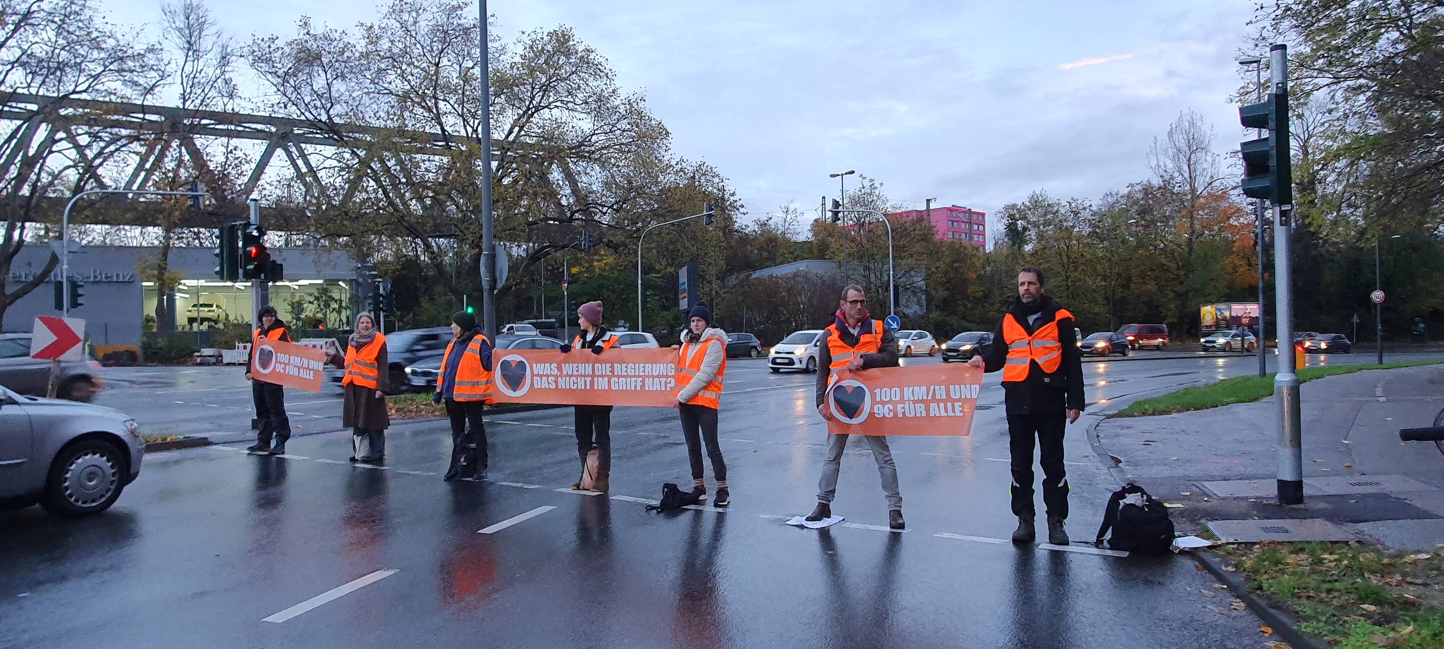 Innere Kanalstraße nach Klimaaktion wieder frei