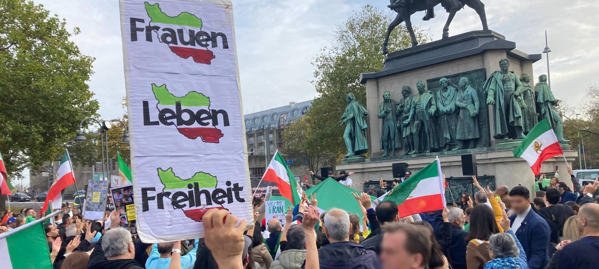 Kundgebung zur Solidarität mit Iran-Protesten