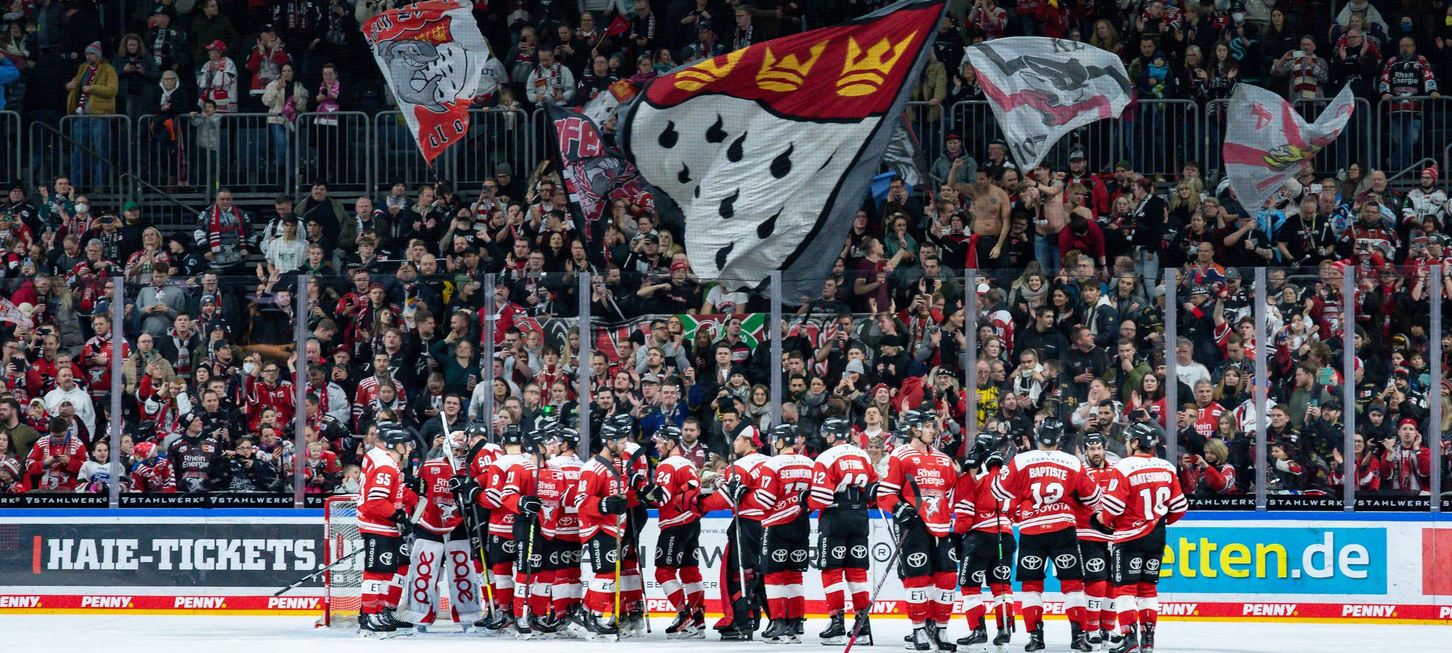 Kölner Haie empfangen Augsburg im Stadion
