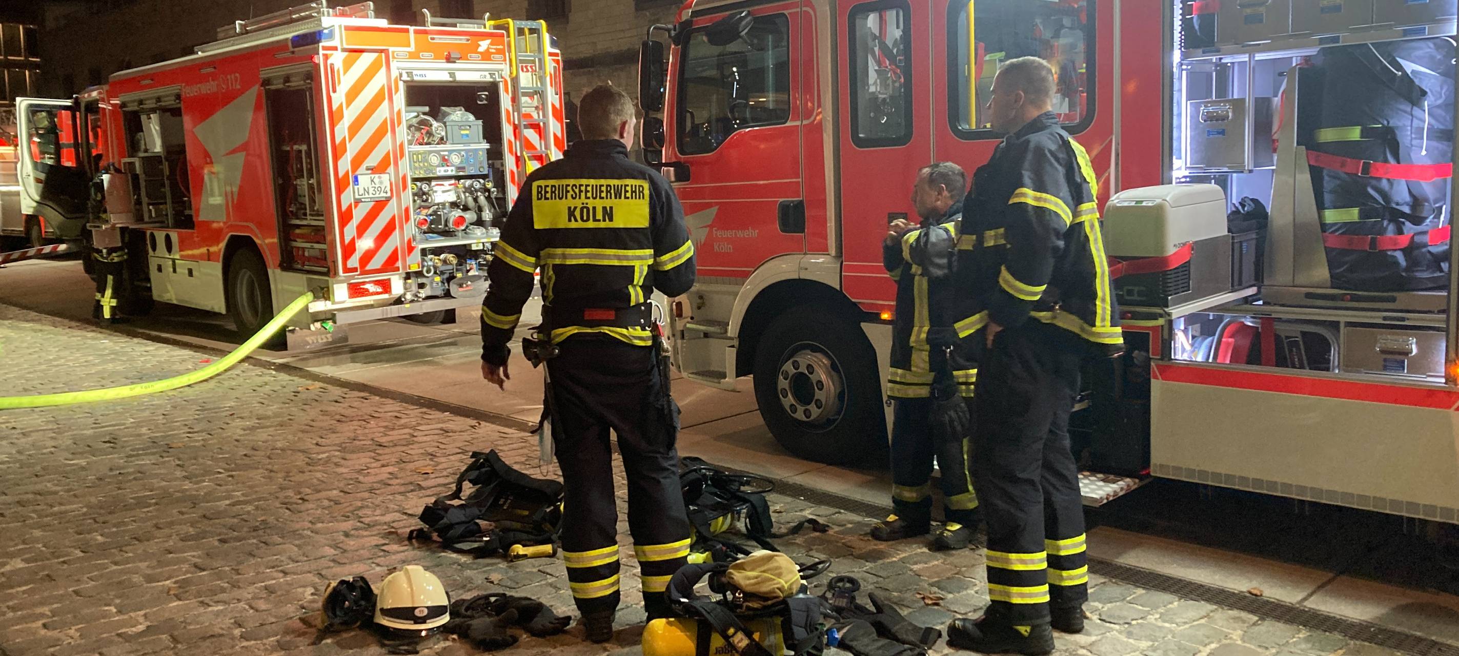 Großeinsatz der Feuerwehr in Porz