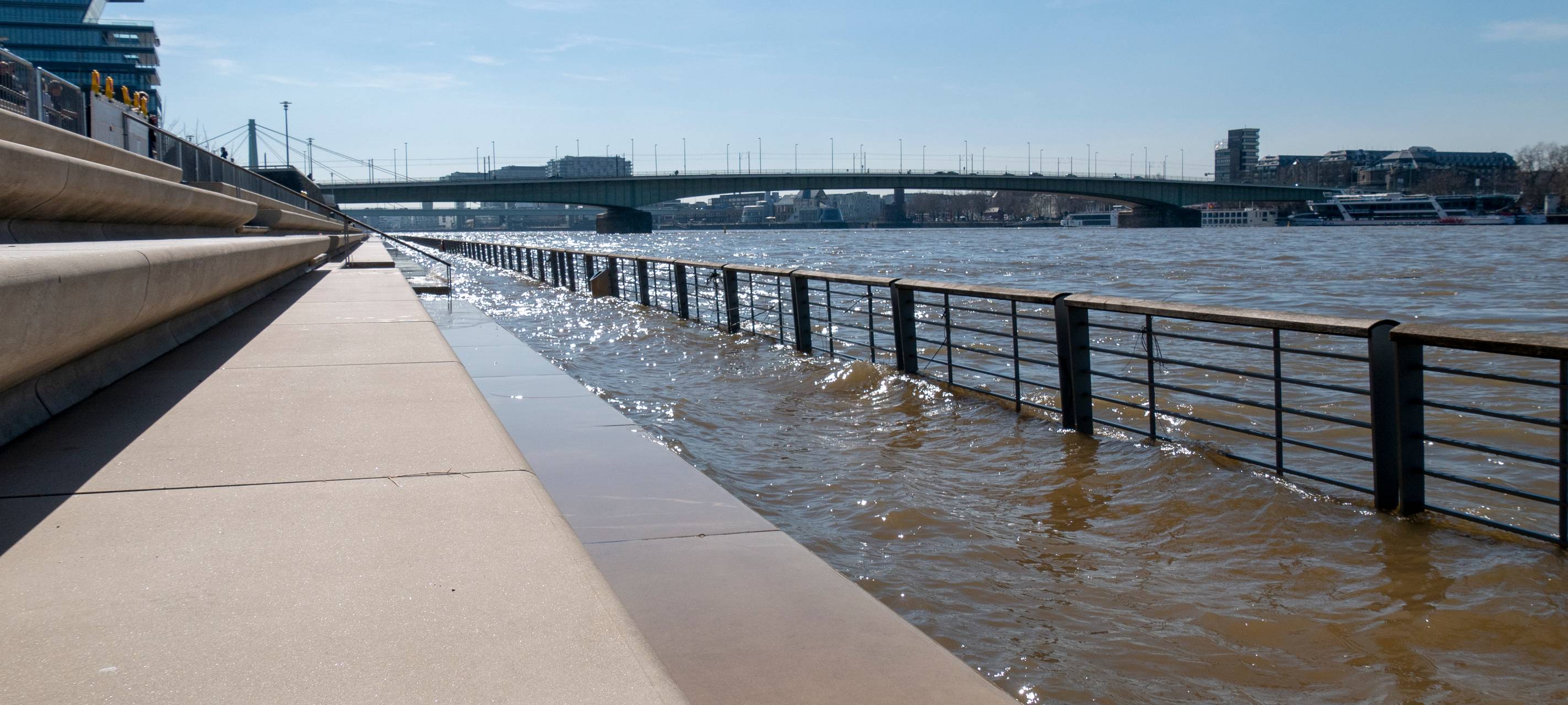 Hochwasser niedriger als erwartet