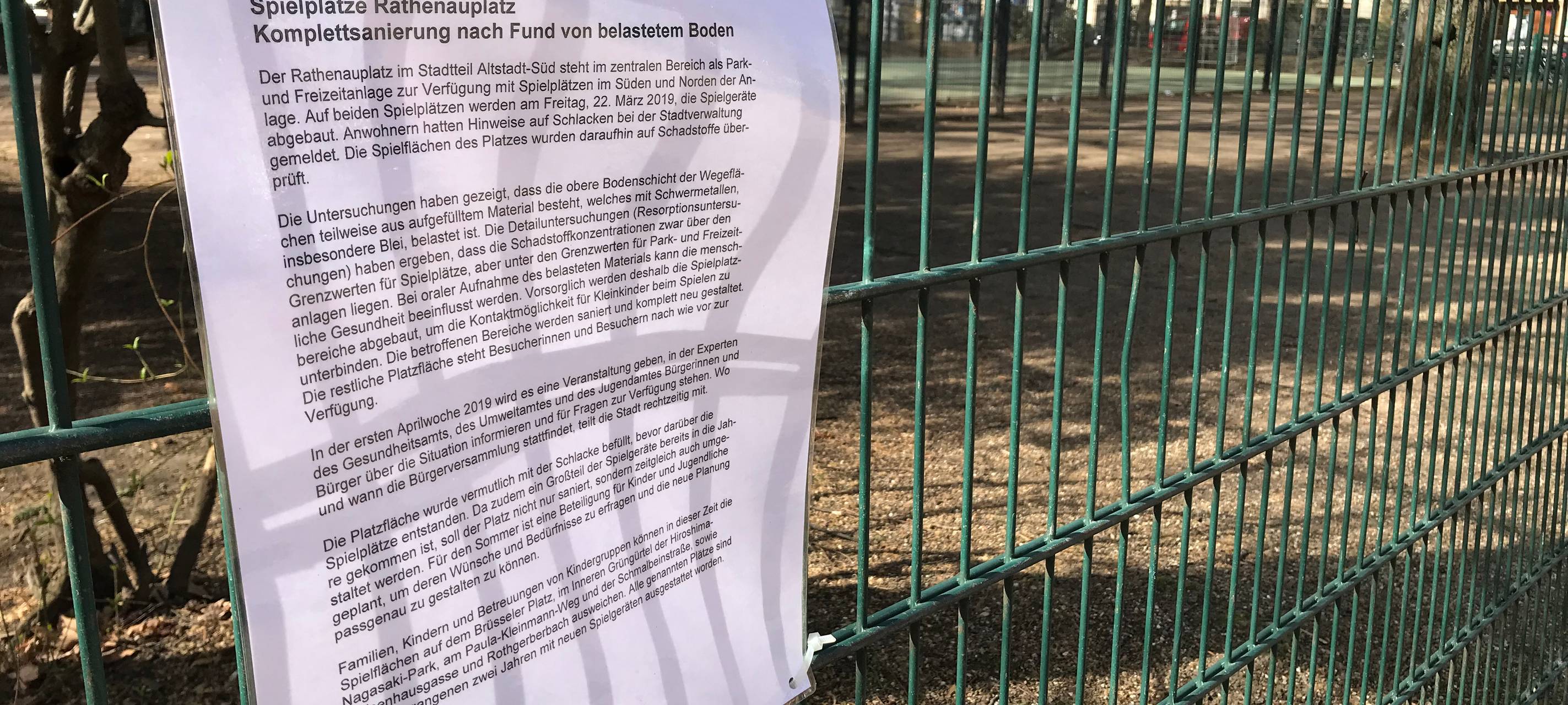 Kinderspielplätze mit Schadstoffen belastet