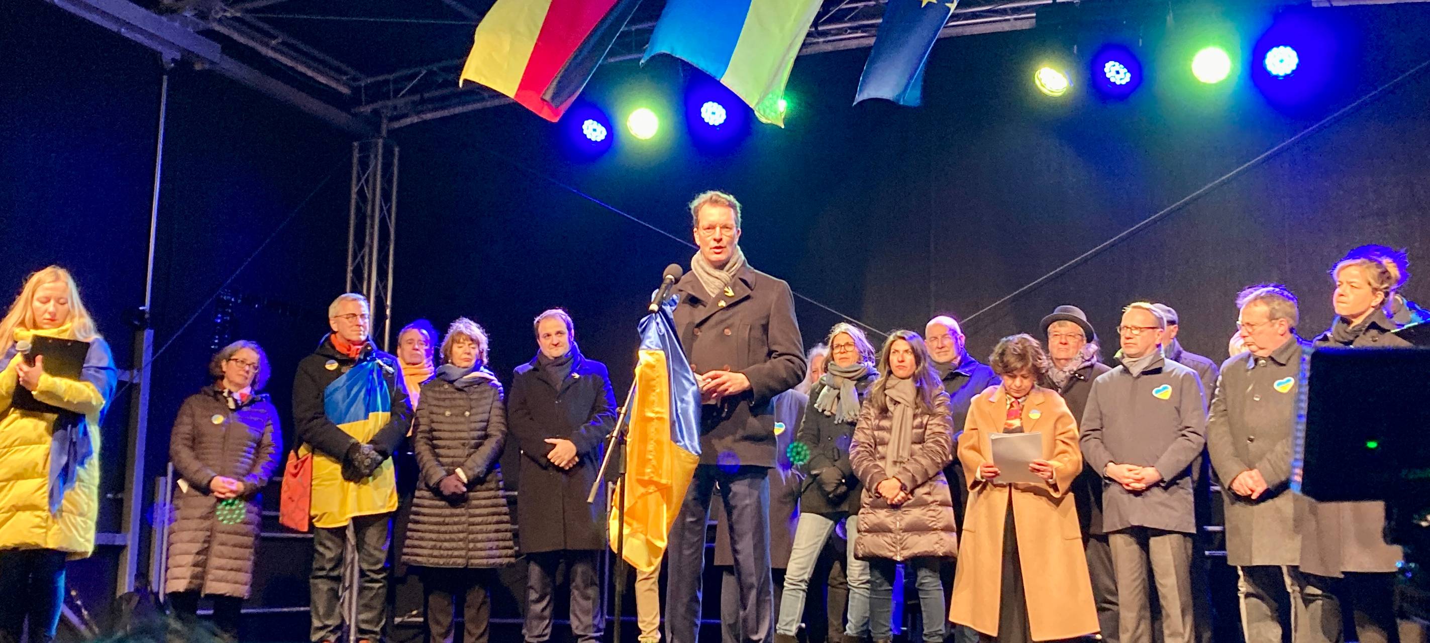 Großveranstaltungen zum Ukrainekrieg