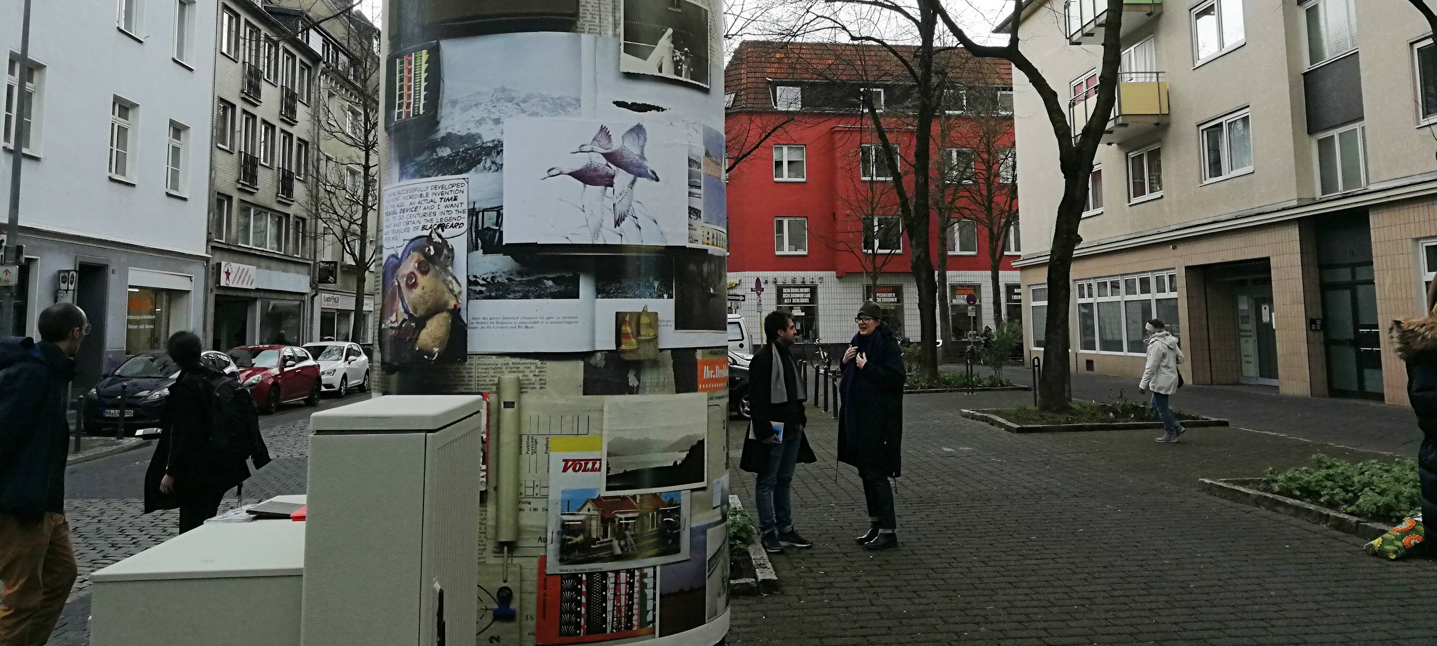 Litfaßsäulen als Kunstobjekt