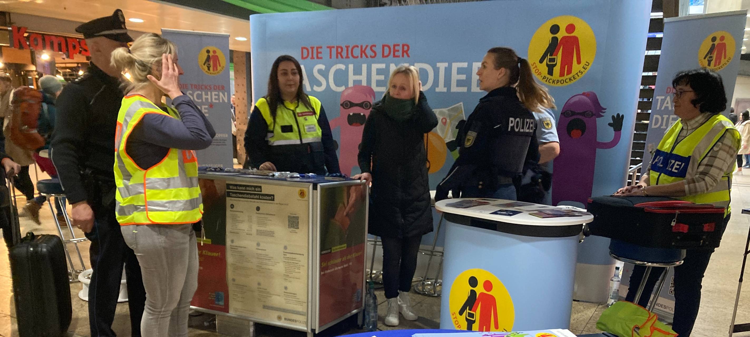 Bundespolizei warnt vor Taschendieben