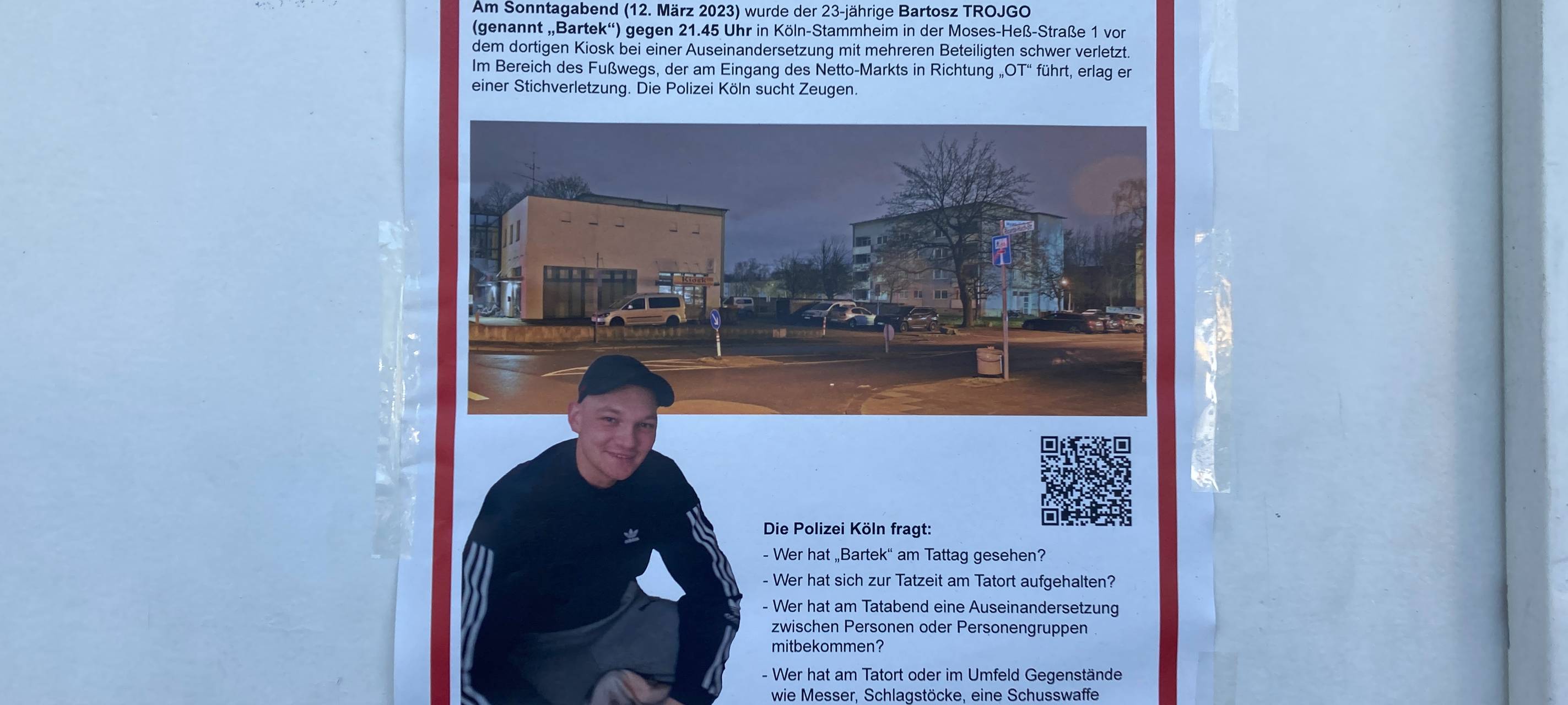Polizei sucht mit Plakaten nach Mörder