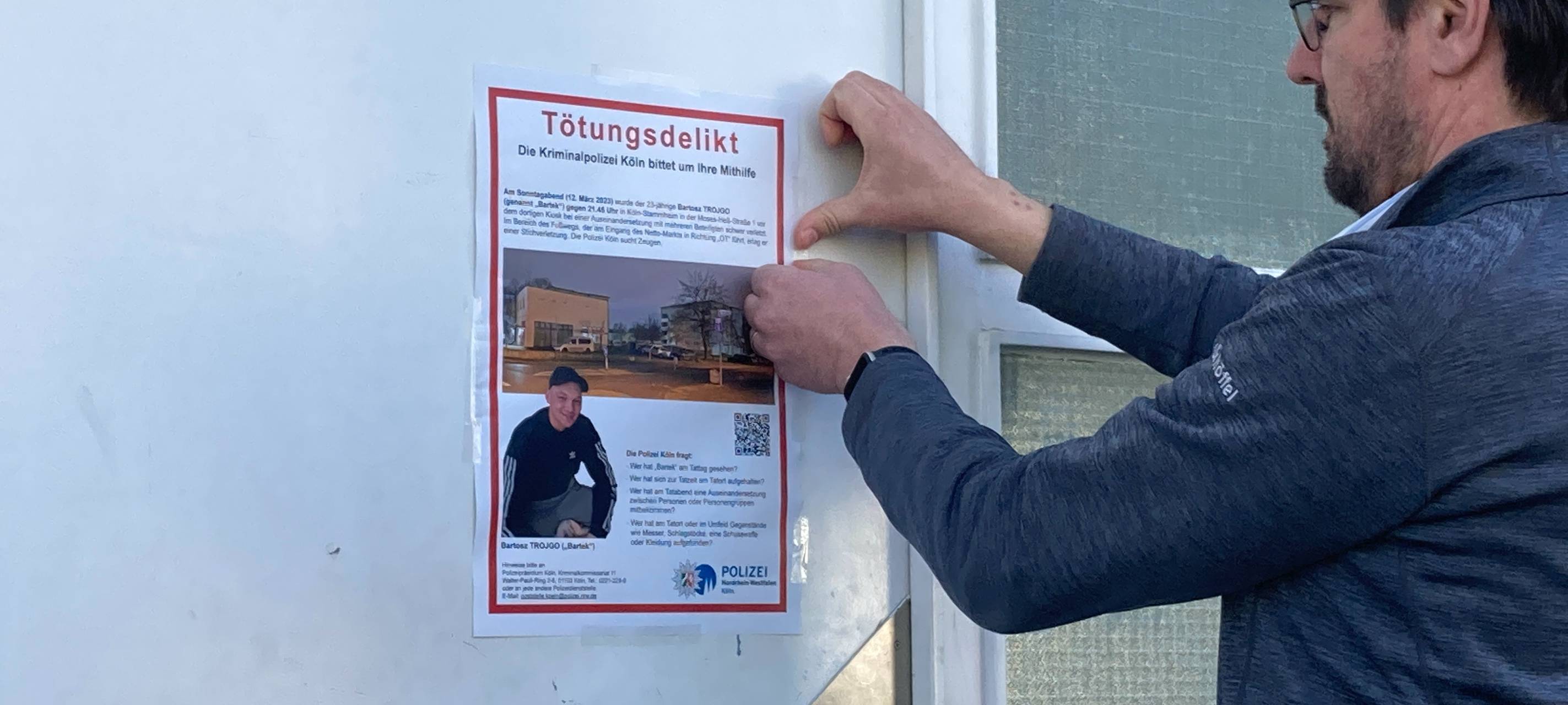 Polizei sucht mit Plakaten nach Mörder