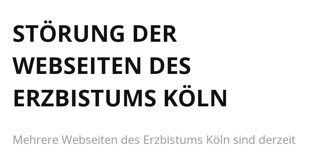 Nach Cyber-Angriff: Erzbistum Köln wieder online