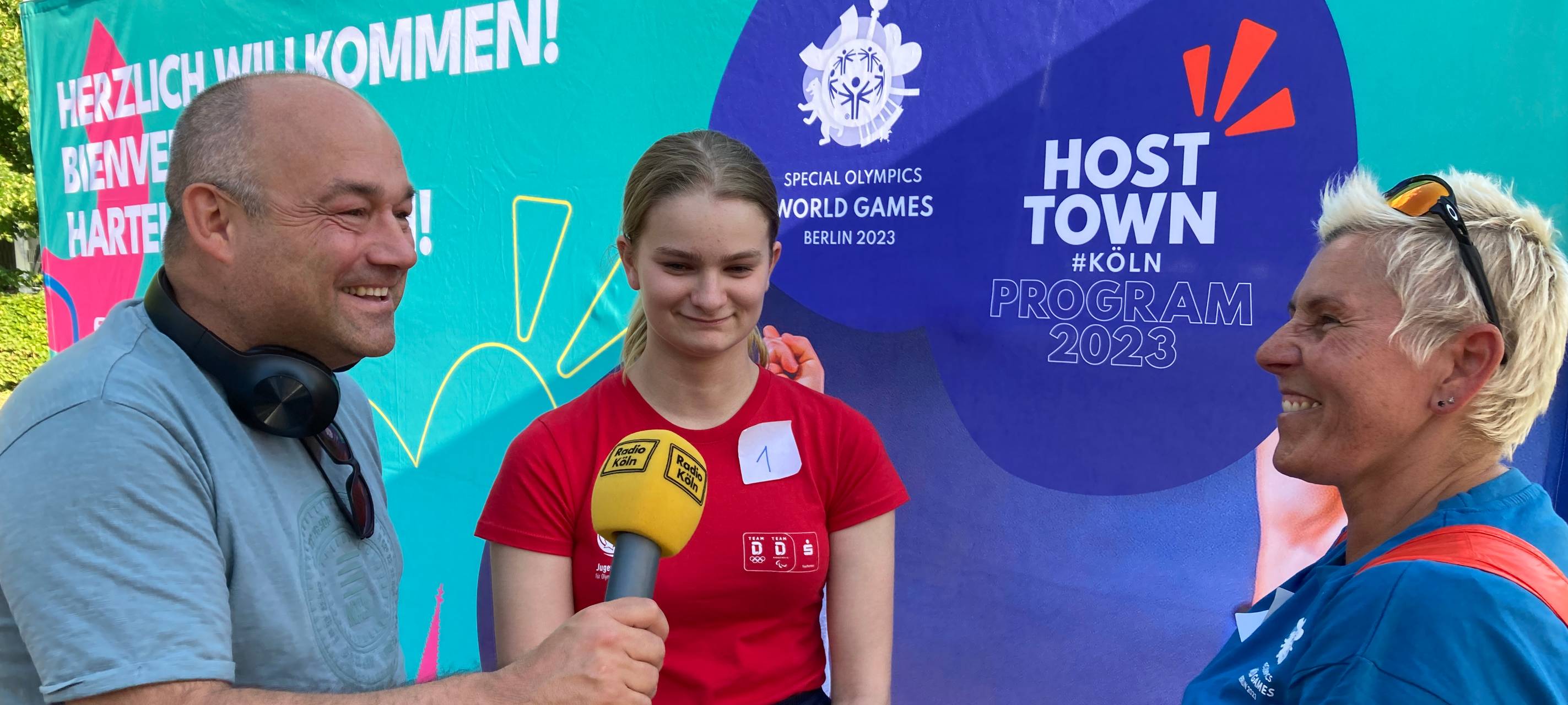 Fackellauf in Köln vor Special Olympic World Games