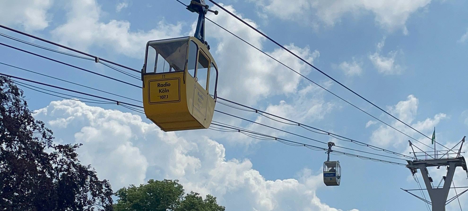 Kölner Seilbahn fährt bis um Mitternacht