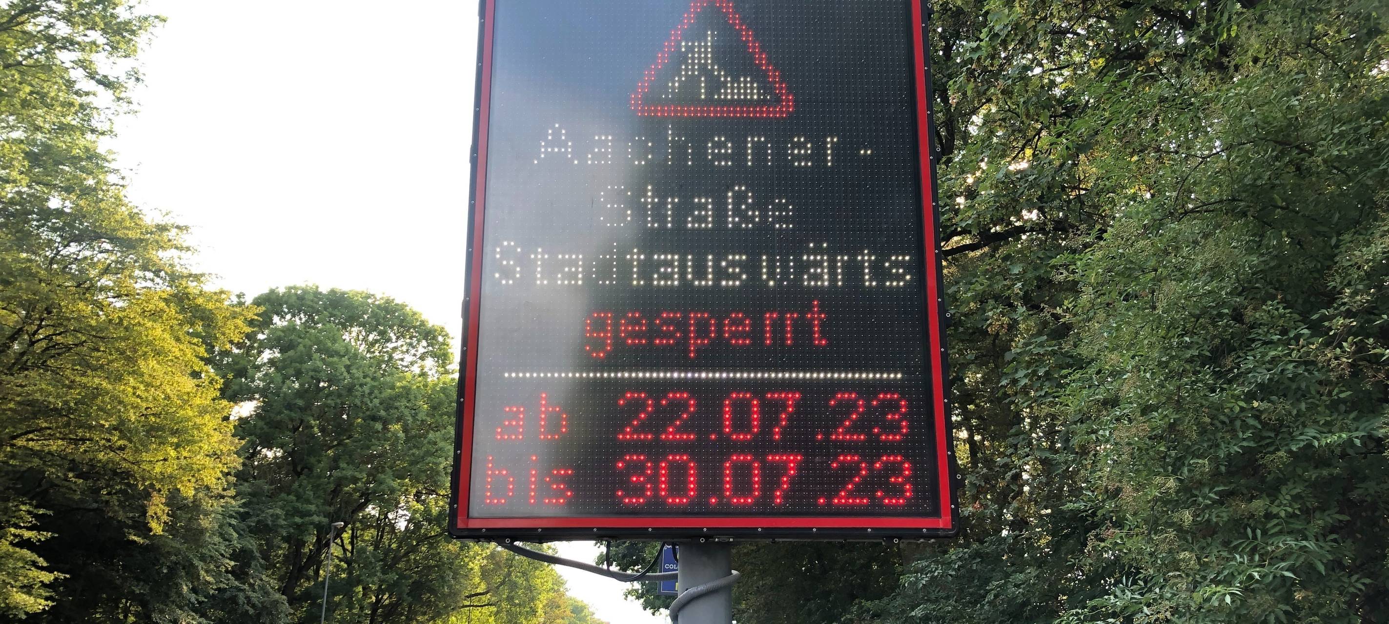 KVB-Bauarbeiten: Erste Bahn fährt wieder normal