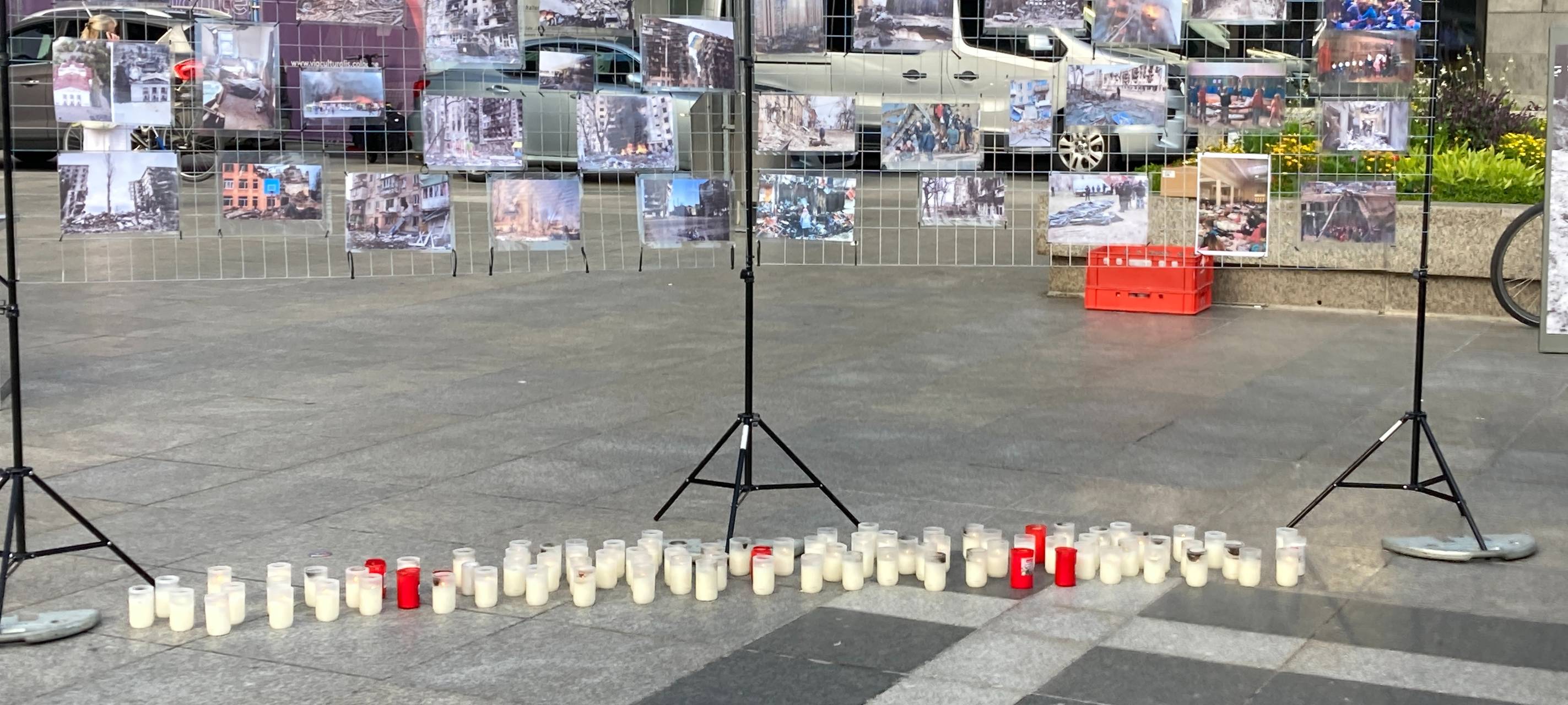 Unbreakable Ukraine: Nachtkundgebung vor dem Dom