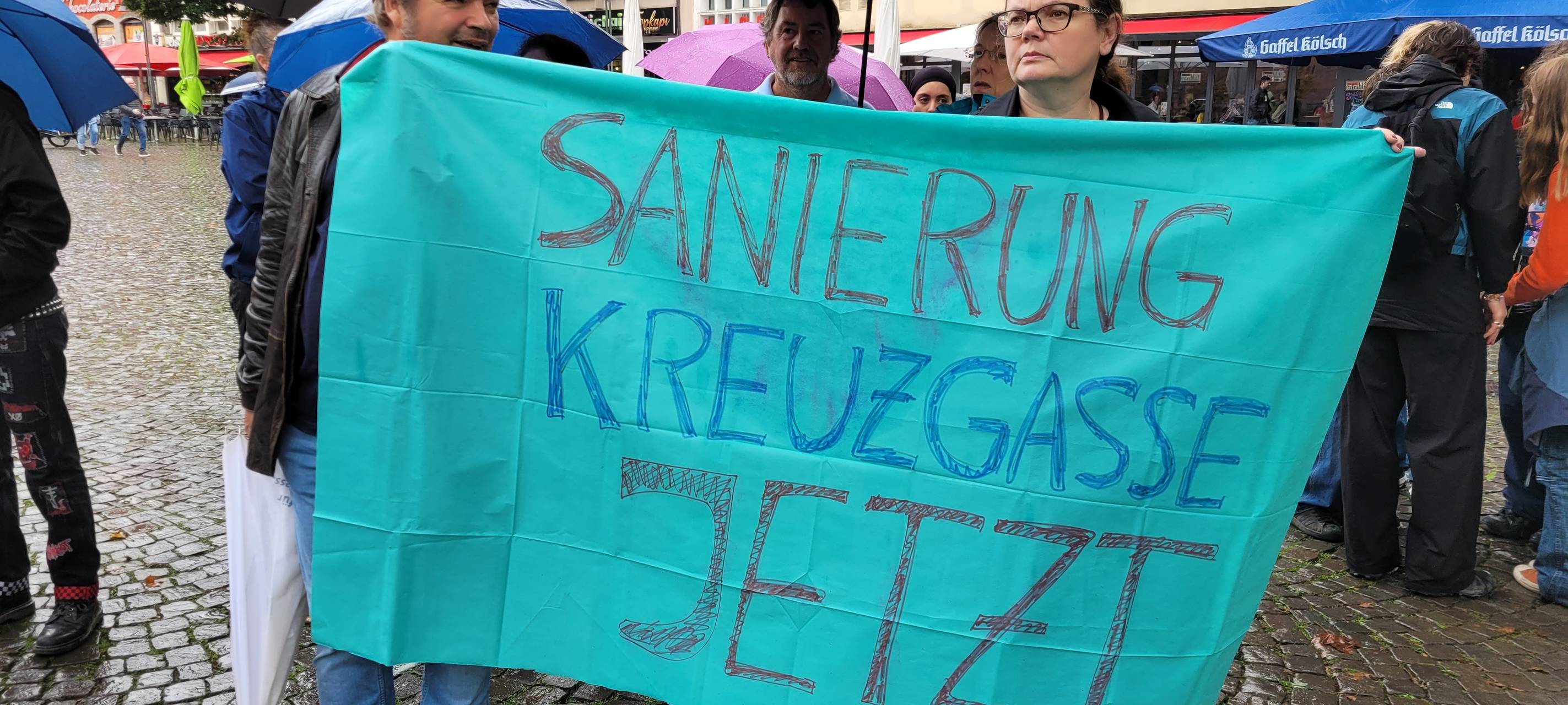 Bauarbeiten am Gymnasium Kreuzgasse gehen los