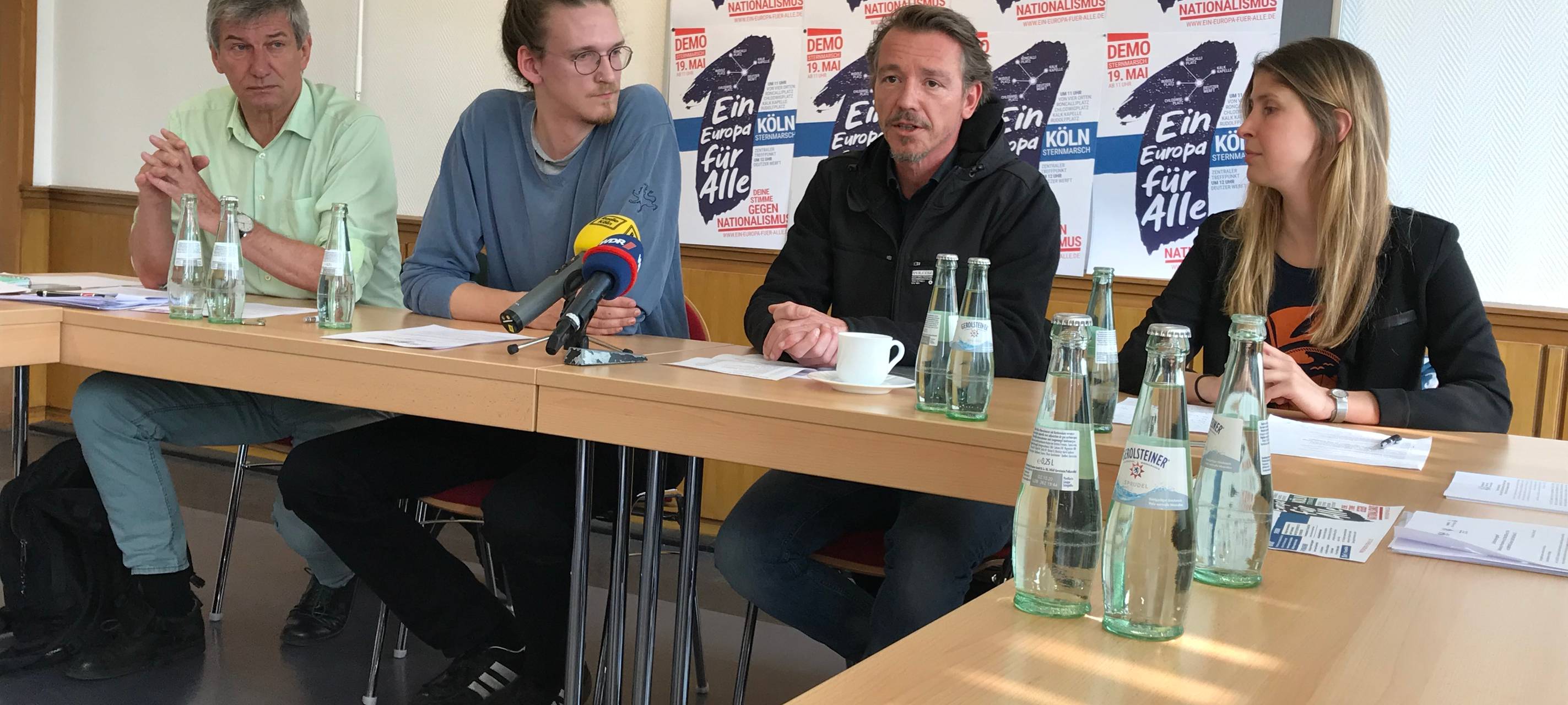 Demonstrationszug für eine neue Version Europas