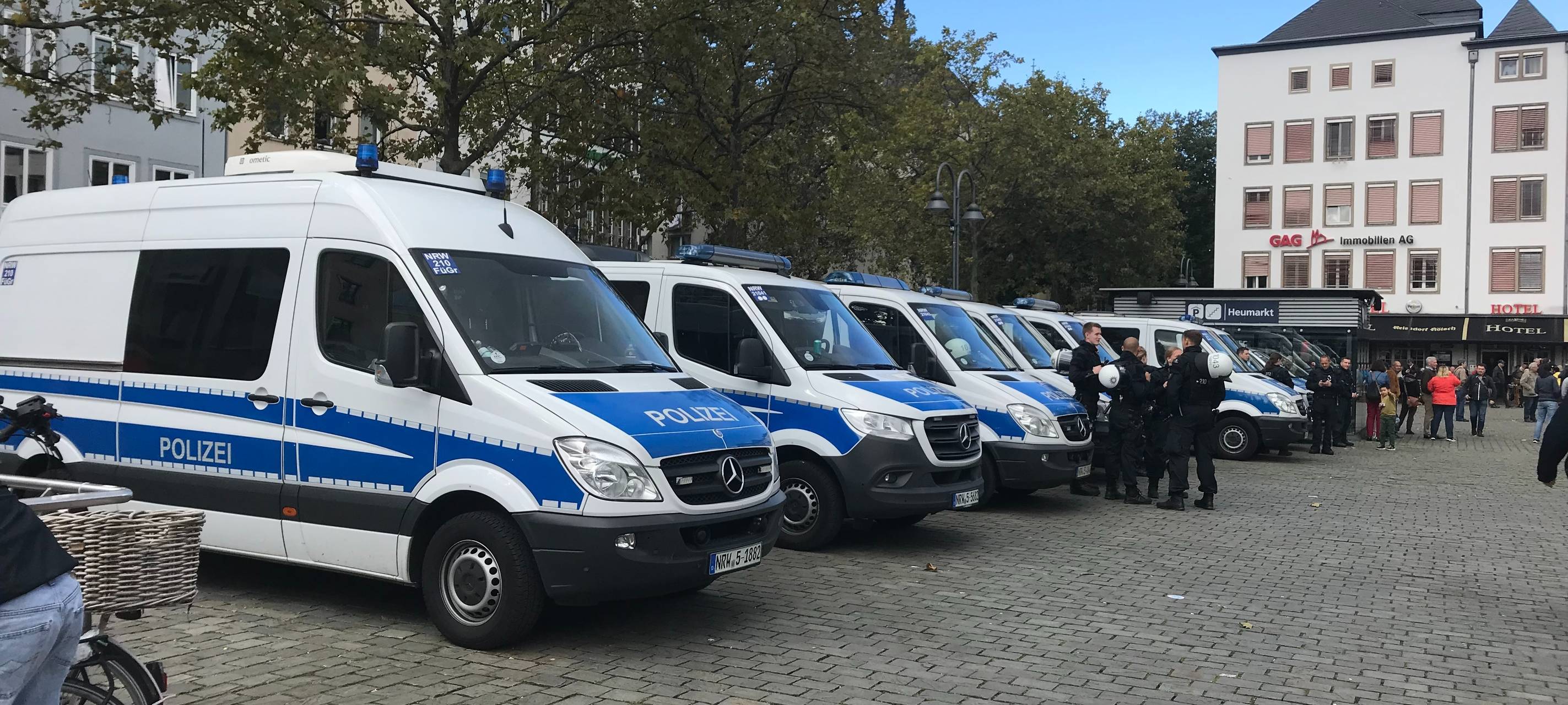 Kundgebungen auf dem Heumarkt verlaufen friedlich